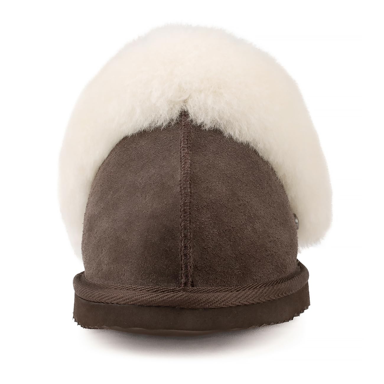 Cozy Women's Sheepskin House Slippers - Indoor/Outdoor Soft Shearling Winter Slippers for Women - Perfect for Home, Office & Travel Comfort