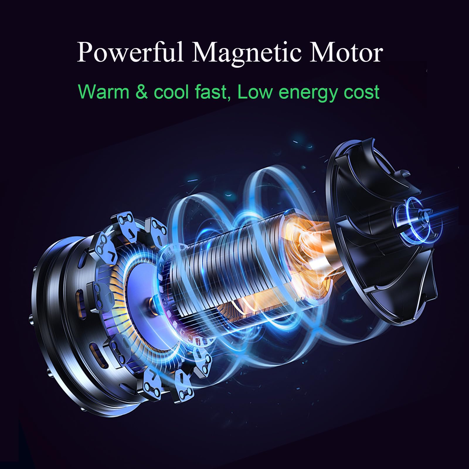 Bladeless Tower Fan with Heater and Air Purifier - 90° Oscillation, Remote & Touch Control, All-Season Use - Perfect for Office, Bedroom, Living Room (Silver/Gold) | Stay Cool in Summer & Warm in Winter with Quiet Air Circulation