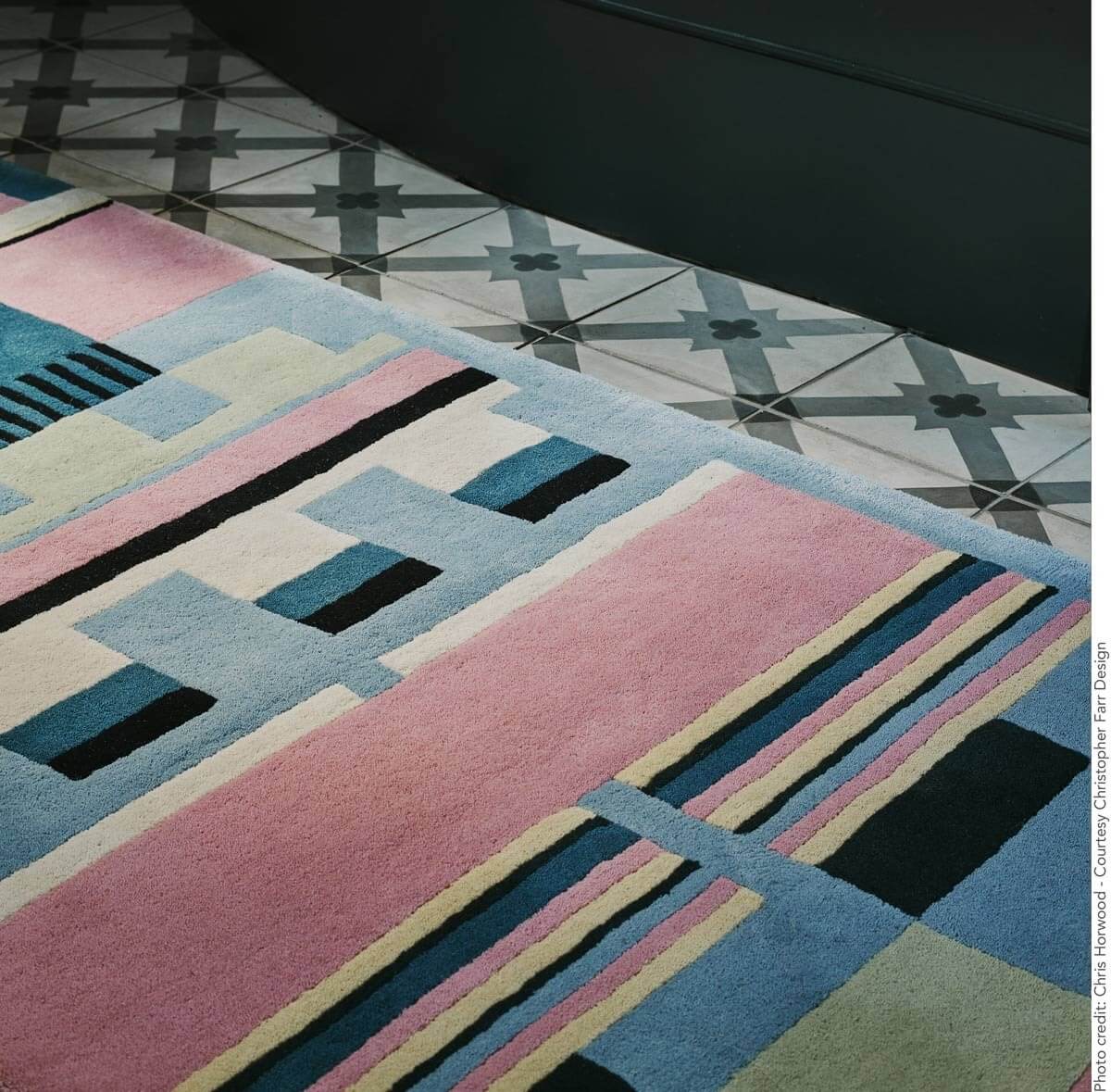Guna Stölzl Plate 180 Rug – Handmade Modern Wool Area Rug for Living Room, Bedroom & Office Decor