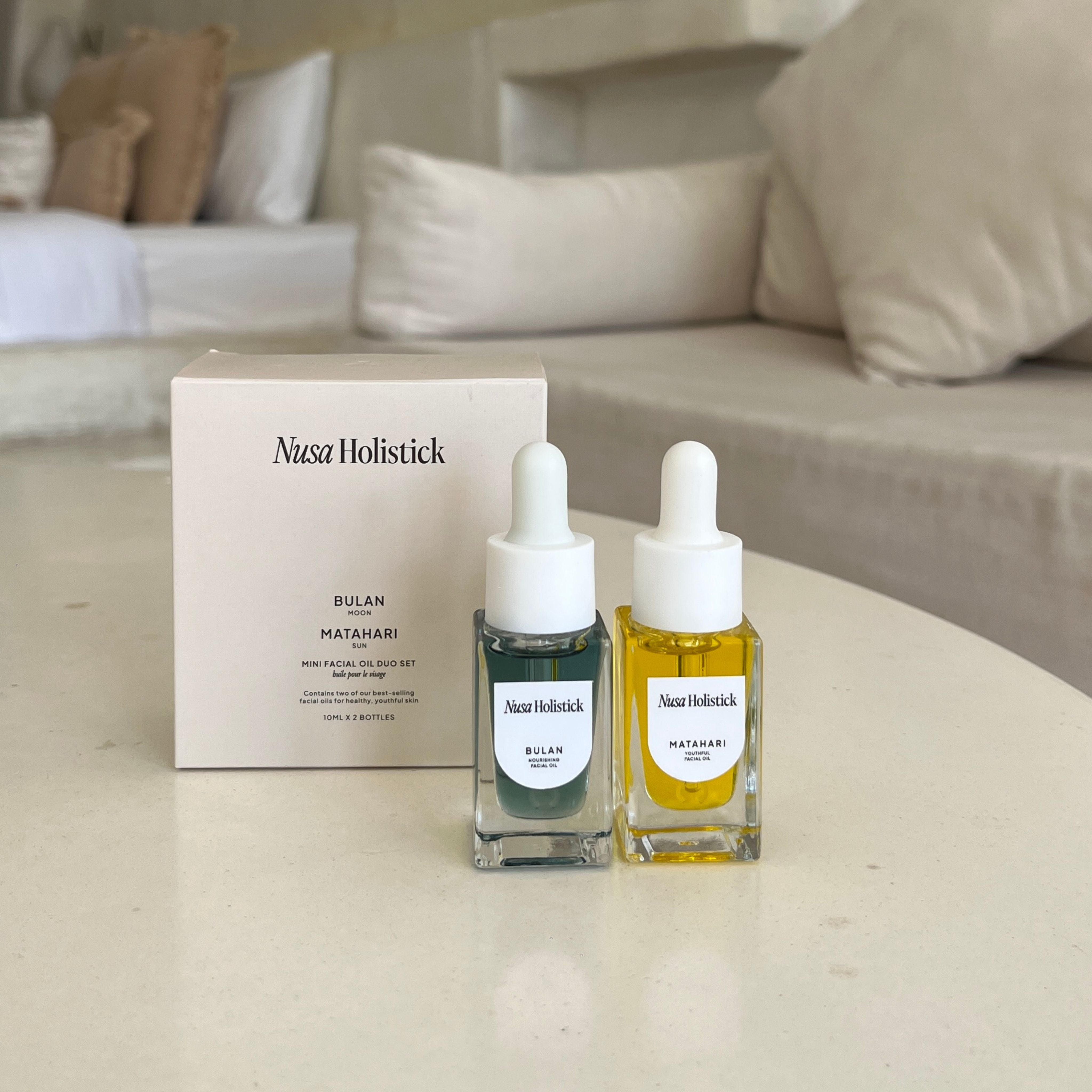 Mini Facial Oil Duo Set - Hydrating & Nourishing Skincare for Dry & Sensitive Skin | Perfect for Travel & Daily Glow Routine