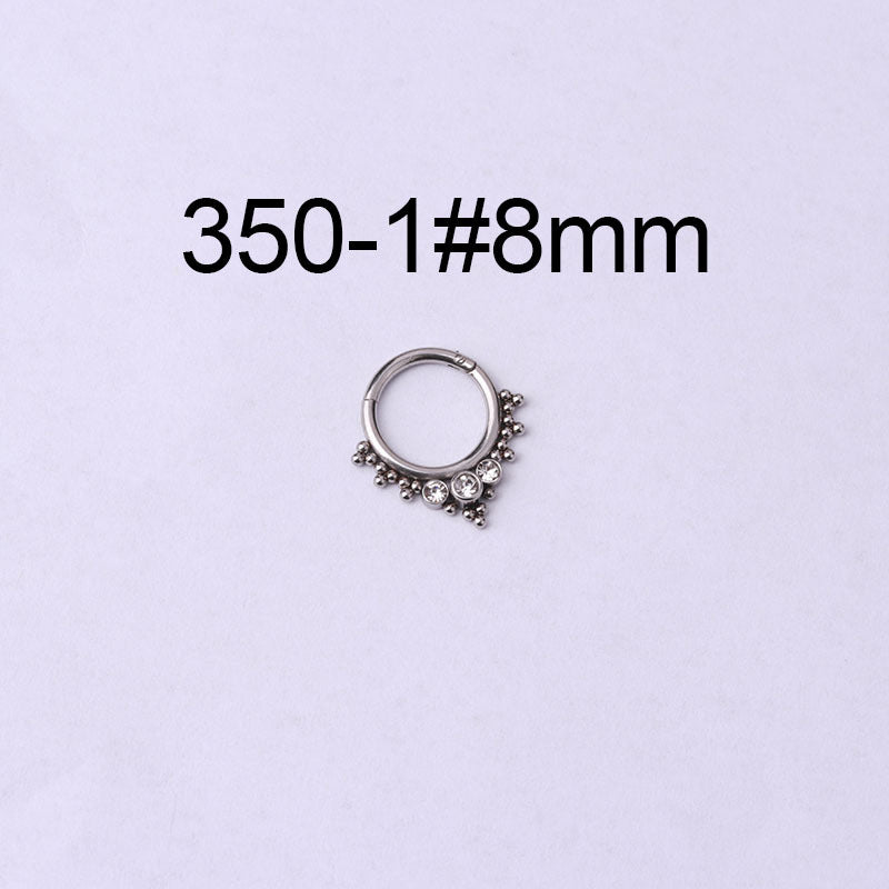 16G Surgical Steel Nose Hoop Ring - Silver Septum Piercing Jewelry for Women & Men | Perfect for Everyday Wear, Parties & Alternative Fashion