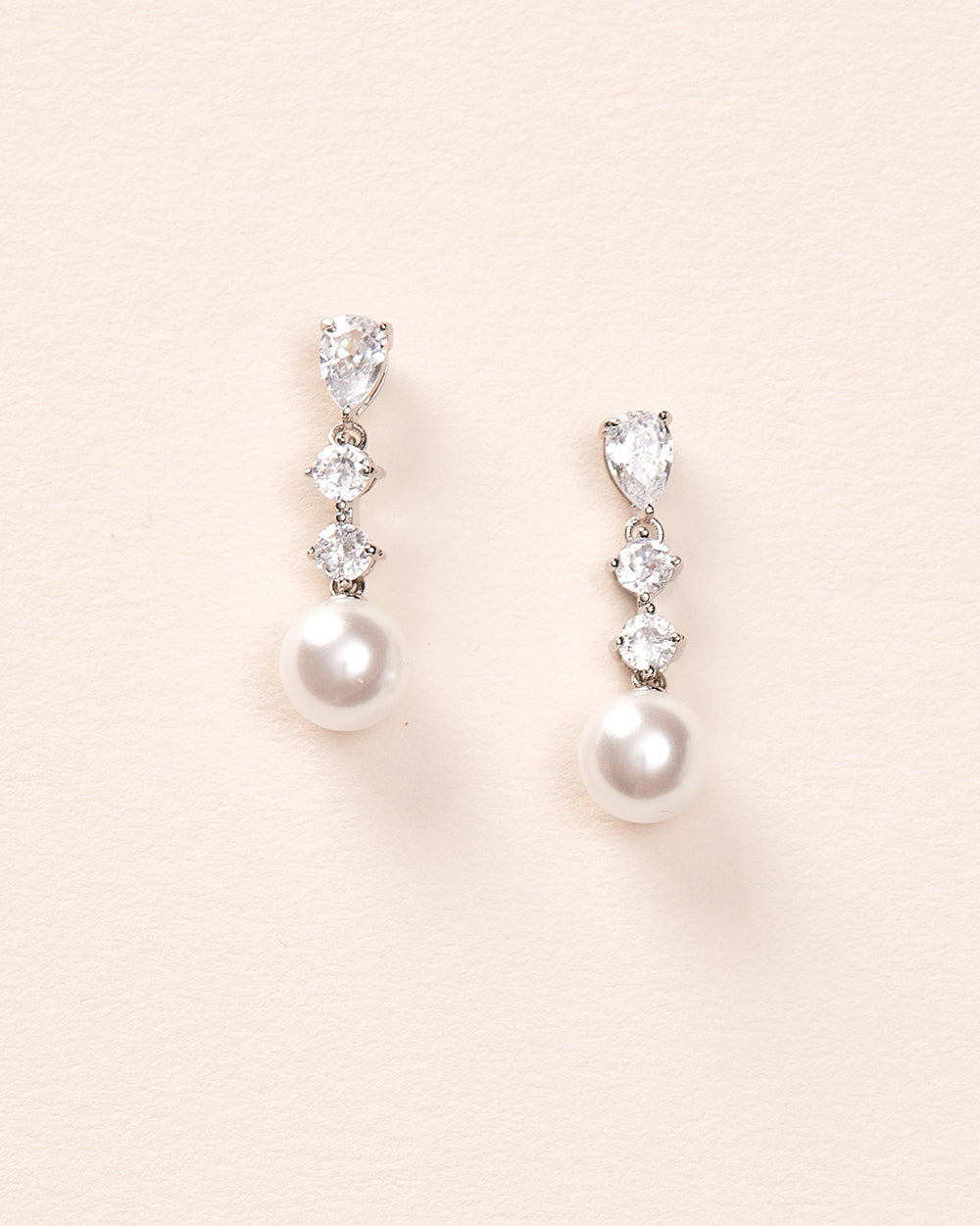 Bailey Pearl Drop Earrings for Women - 925 Sterling Silver Dangle Earrings with Freshwater Pearls - Elegant Jewelry Gift for Wedding, Party & Special Occasions