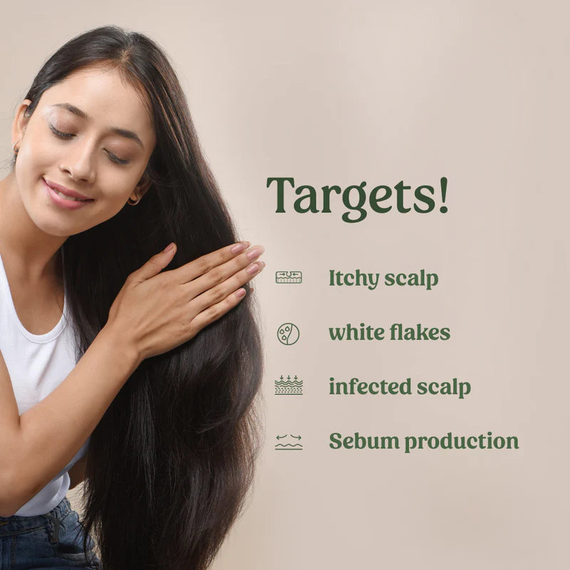 Anti Dandruff Hair Oil for Scalp Treatment - Natural Dandruff Control & Itchy Scalp Relief - Perfect for Dry, Flaky Scalp Care at Home or Salon Use