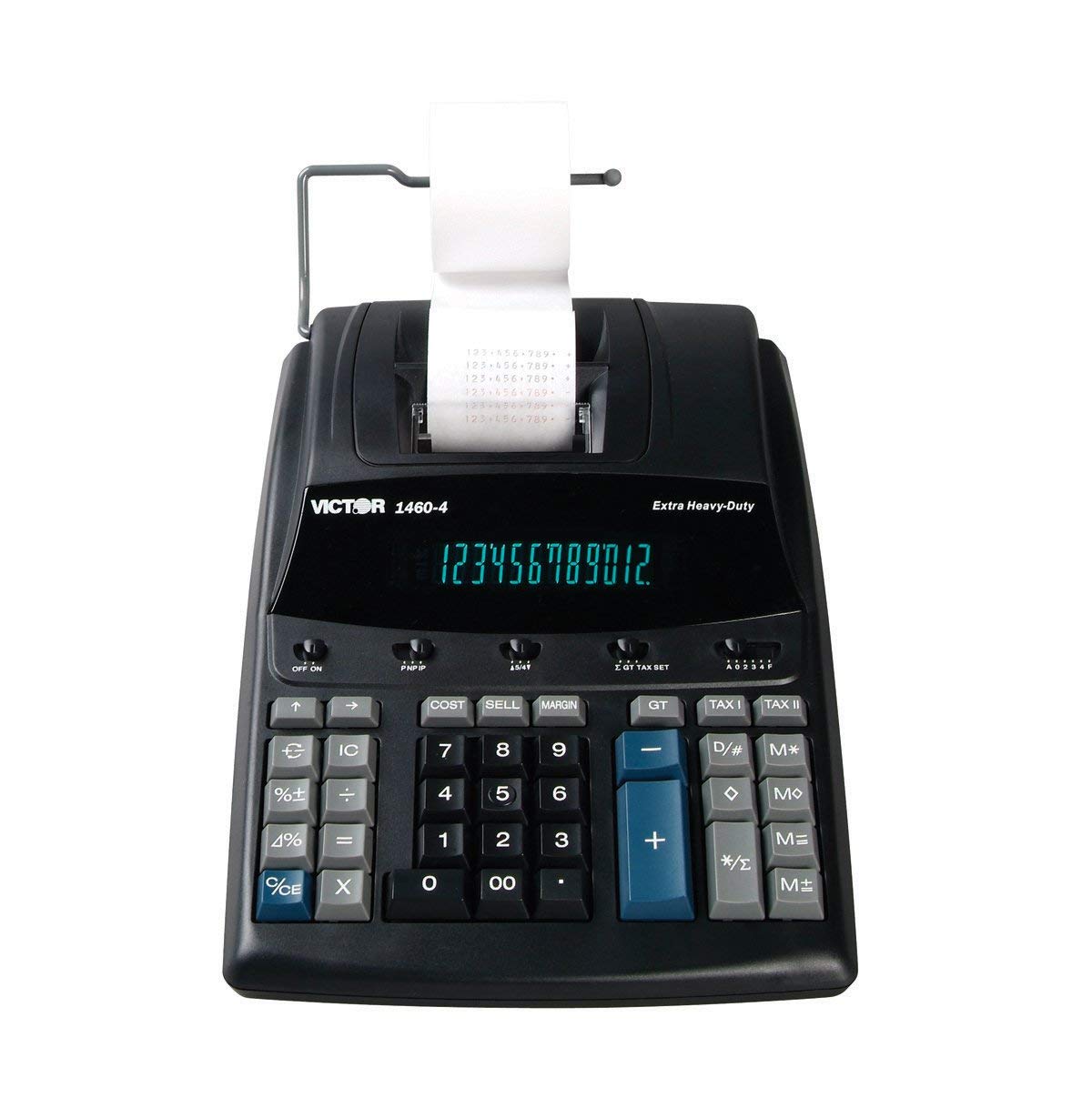 Victor 1460-4 12-Digit Heavy Duty Commercial Printing Calculator - Ideal for Office, Retail, Accounting & Business Finance Calculations