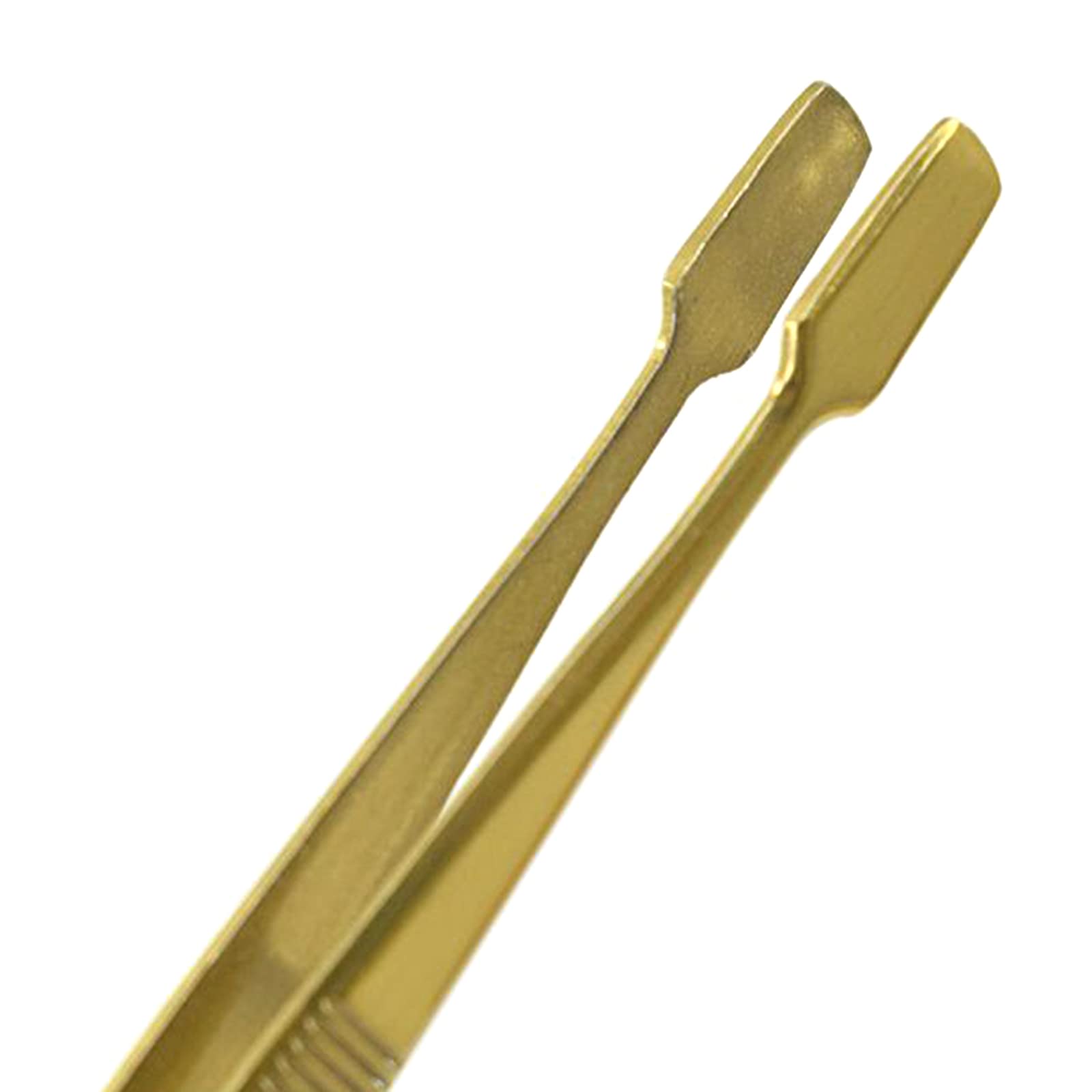 Professional Eyebrow Tweezers - Slant & Flat Tip for Precise Hair Removal, False Eyelash Application & Eyelid Sticker Placement - Perfect for Eyebrow Shaping, Makeup & Beauty Routine