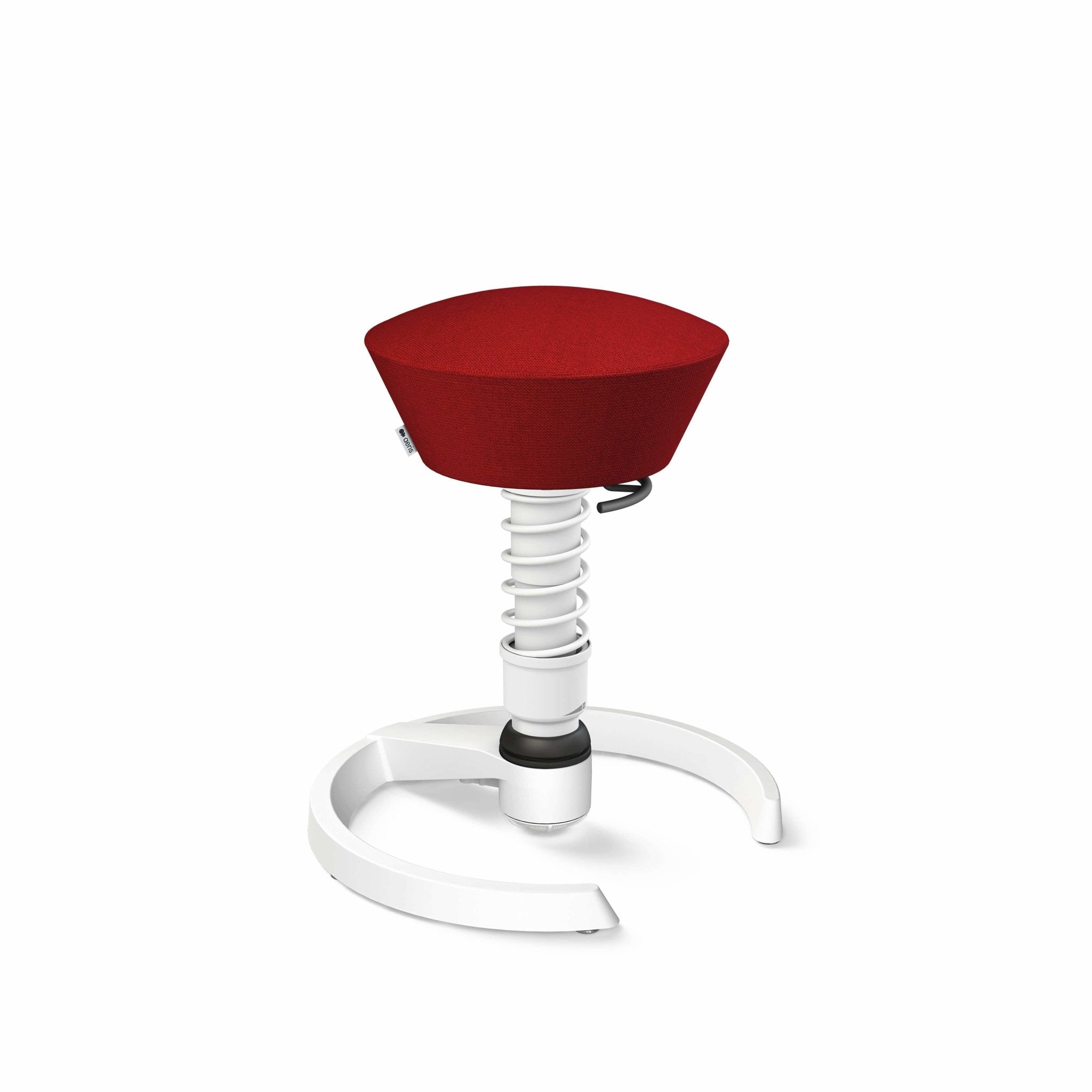 Aeris Swopper Active Sitting Stool - Ergonomic Glider Chair for Office & Home, White - Perfect for Desk Work, Gaming & Posture Support