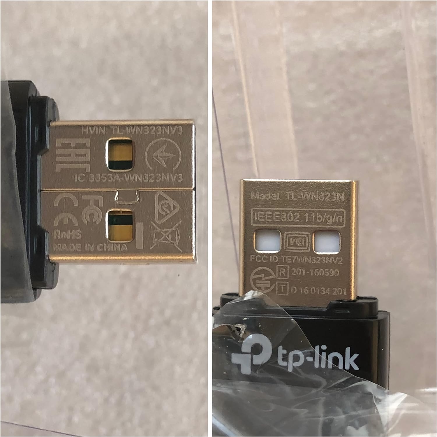 TP-Link TL-WN823N 300Mbps Mini Wireless USB WiFi Adapter for PC Laptop - Supports Windows XP/Vista/7/8/10 & Mac OS X 10.7-10.10, WiFi Sharing Mode, Plug & Play - Perfect for Home Office, Online Gaming & Streaming