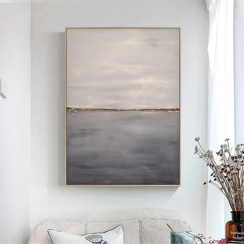 Abstract Painting #AB 012 - Modern Wall Art for Living Room, Bedroom & Office Decor | Large Canvas Artwork | Handmade Contemporary Art