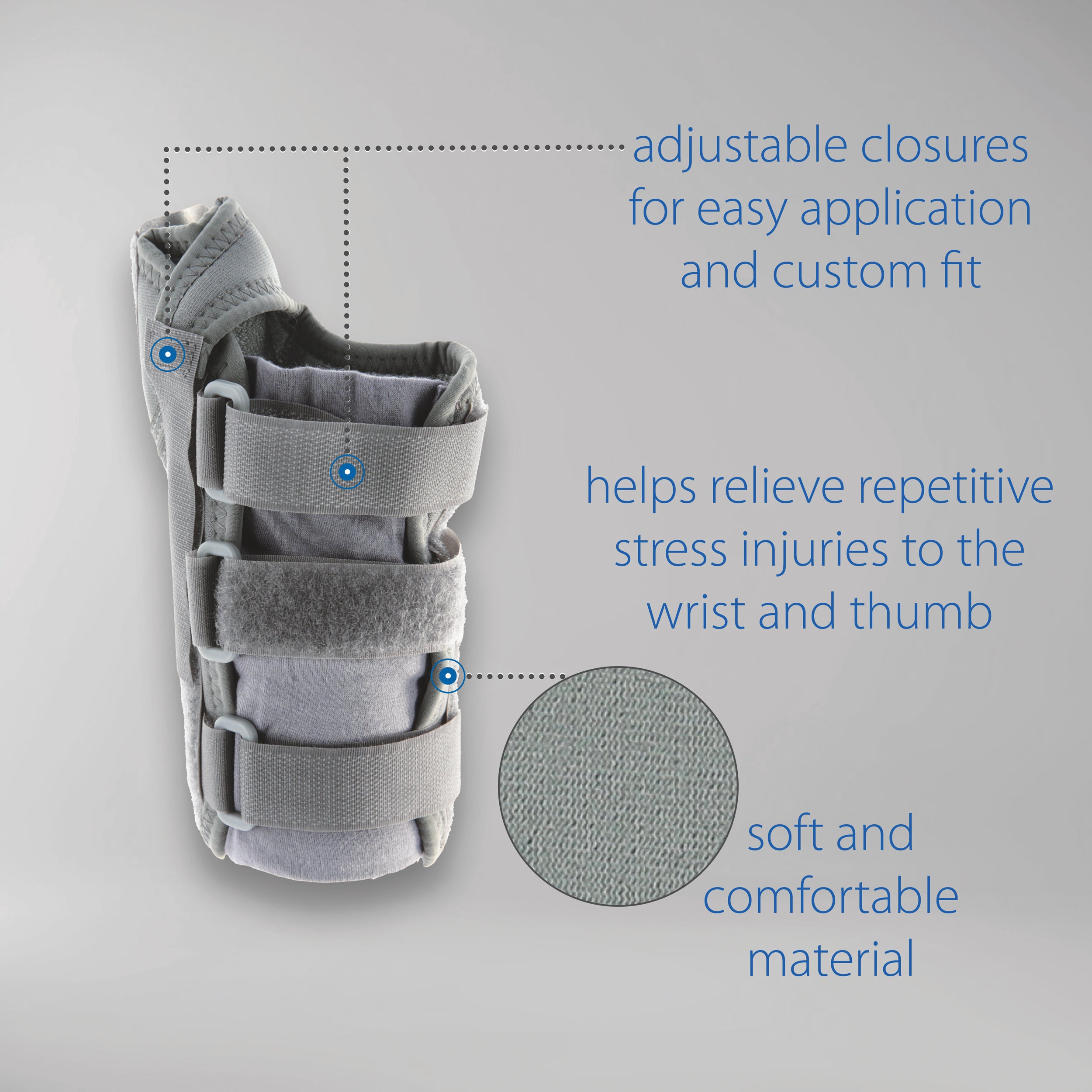 Swede O Thermal Vent Carpal Tunnel Brace with Thumb Spica Support - Wrist Pain Relief for Typing, Gaming & Arthritis - Adjustable & Breathable Wrist Support for Daily Use