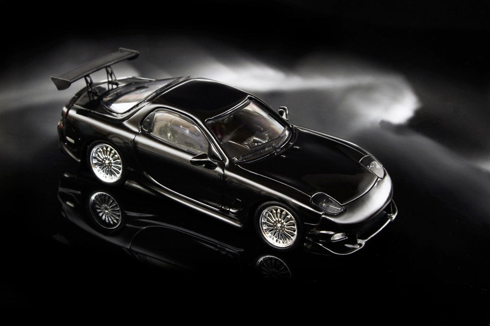 1:64 Scale Mazda RX7 Veilside Diecast Model Car - Collectible Miniature Toy for Hobbyists & Enthusiasts | Perfect for Display, Gifts & Racing Scenes