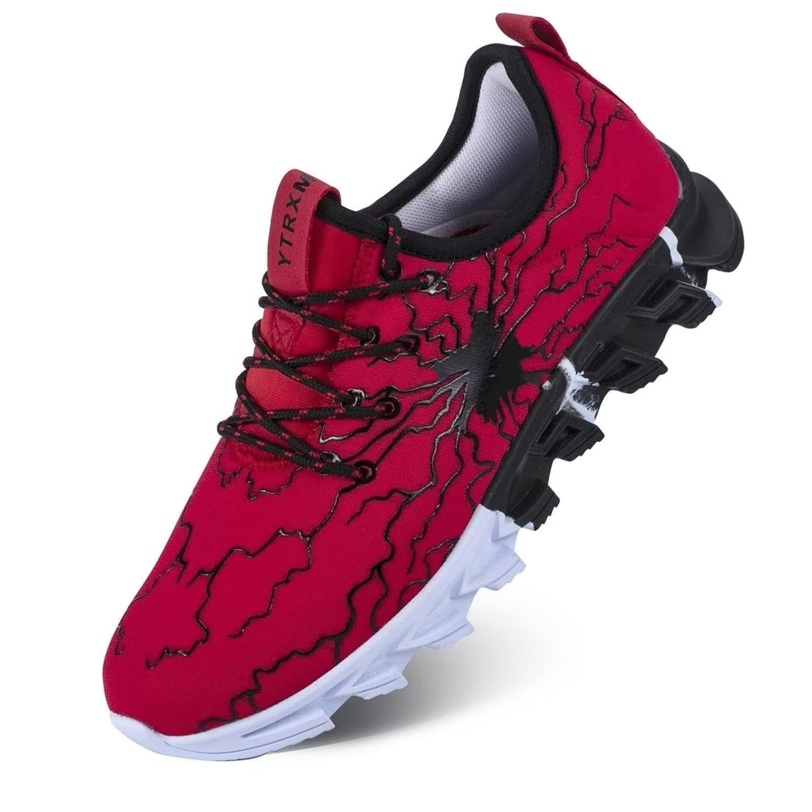 YTRXM Lightweight Slip-On Running Sneakers for Boys - Comfortable Tennis Shoes for Kids & Youth - Perfect for School, Sports & Daily Activities
