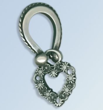 Handmade Pewter Alpine Scarf Christmas Ornaments - Perfect for Holiday Tree Decorations, Gift Giving & Winter Home Decor