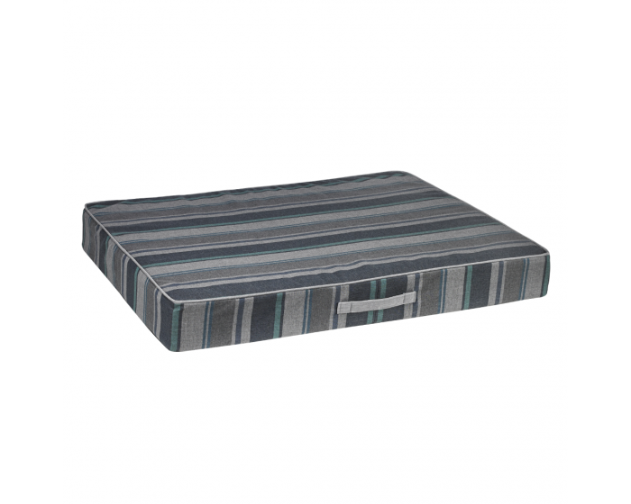 Sunbrella Stripe Outdoor Rectangle Patio Cushion for Bowsers - Waterproof & UV Resistant - Perfect for Patio Furniture, Poolside Lounging & Garden Seating