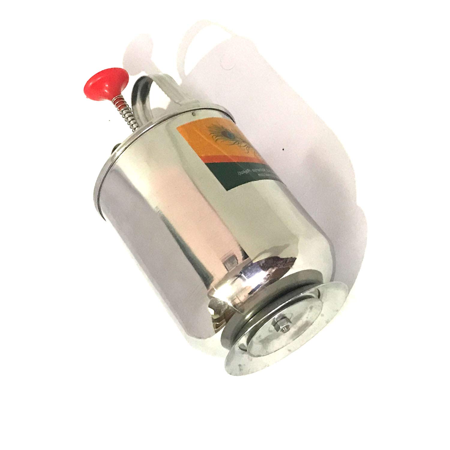 DBY Medu Vada Maker - Stainless Steel Vada Dispenser - Silver Modern Kitchen Tool for Perfectly Shaped & Crispy Indian Snacks - Ideal for Home Cooking, Party Food Prep & Restaurant Use