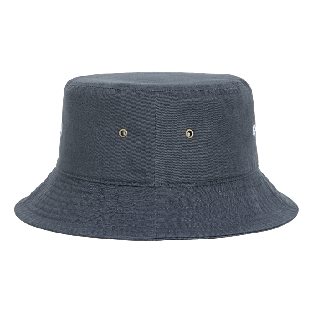 FORKICKS FKK X LFYT Bucket Hat for Men & Women - Adjustable Cotton Summer Sun Hat for Outdoor Activities - Charcoal Gray - Perfect for Beach, Hiking, and Travel