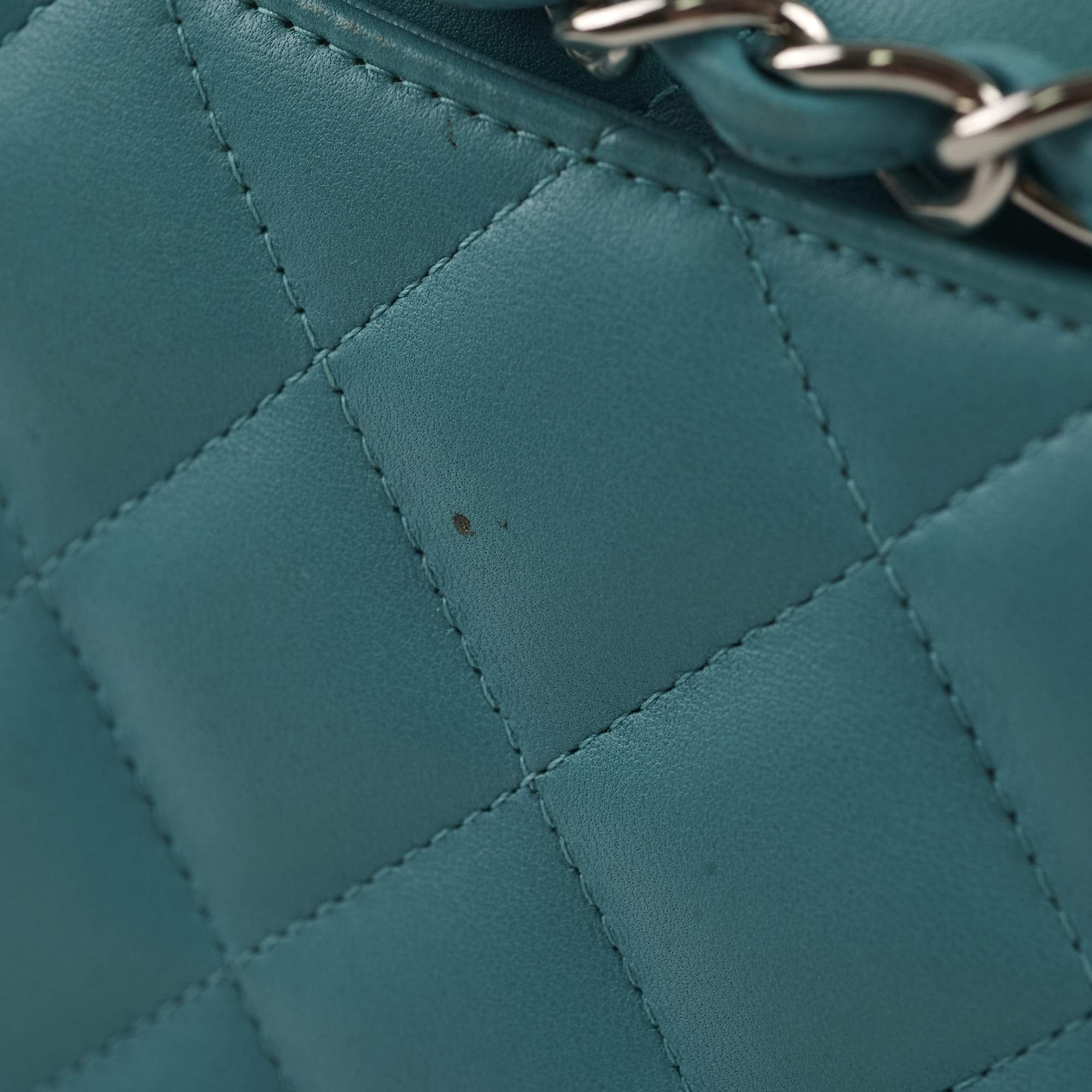Chanel Jumbo Double Flap Lambskin Blue Leather Shoulder Bag - Luxury Designer Handbag for Women | Perfect for Work, Evening Events & Special Occasions