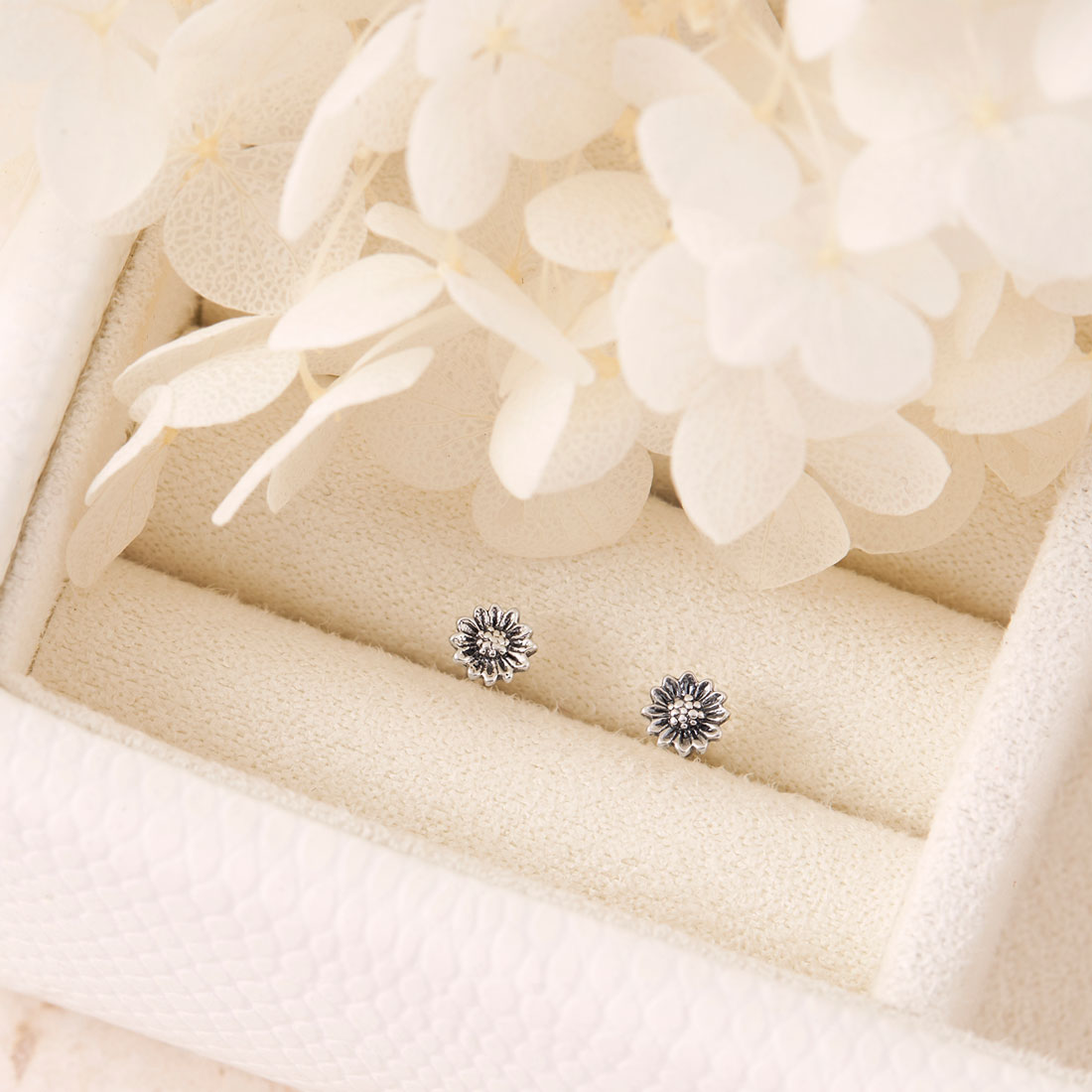 Tiny Sunflower Stud Earrings - 14K Gold Plated Floral Studs for Women - Perfect for Everyday Wear, Gifts & Special Occasions