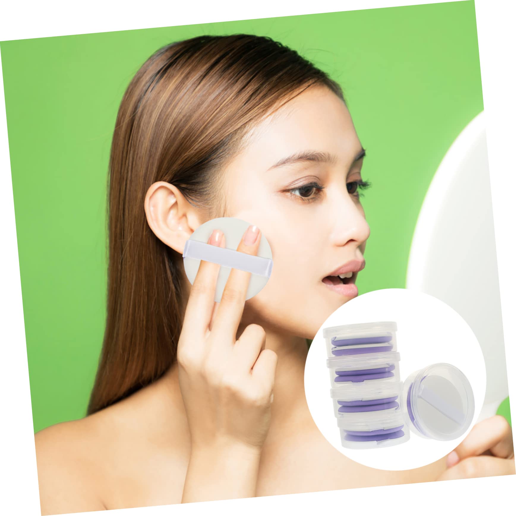FOMIYES 15pcs Dry Wet Two-in-One Makeup Sponges | Soft & Portable Beauty Blender | Foundation & Concealer Applicator | Perfect for Travel, Daily Makeup & Professional Use