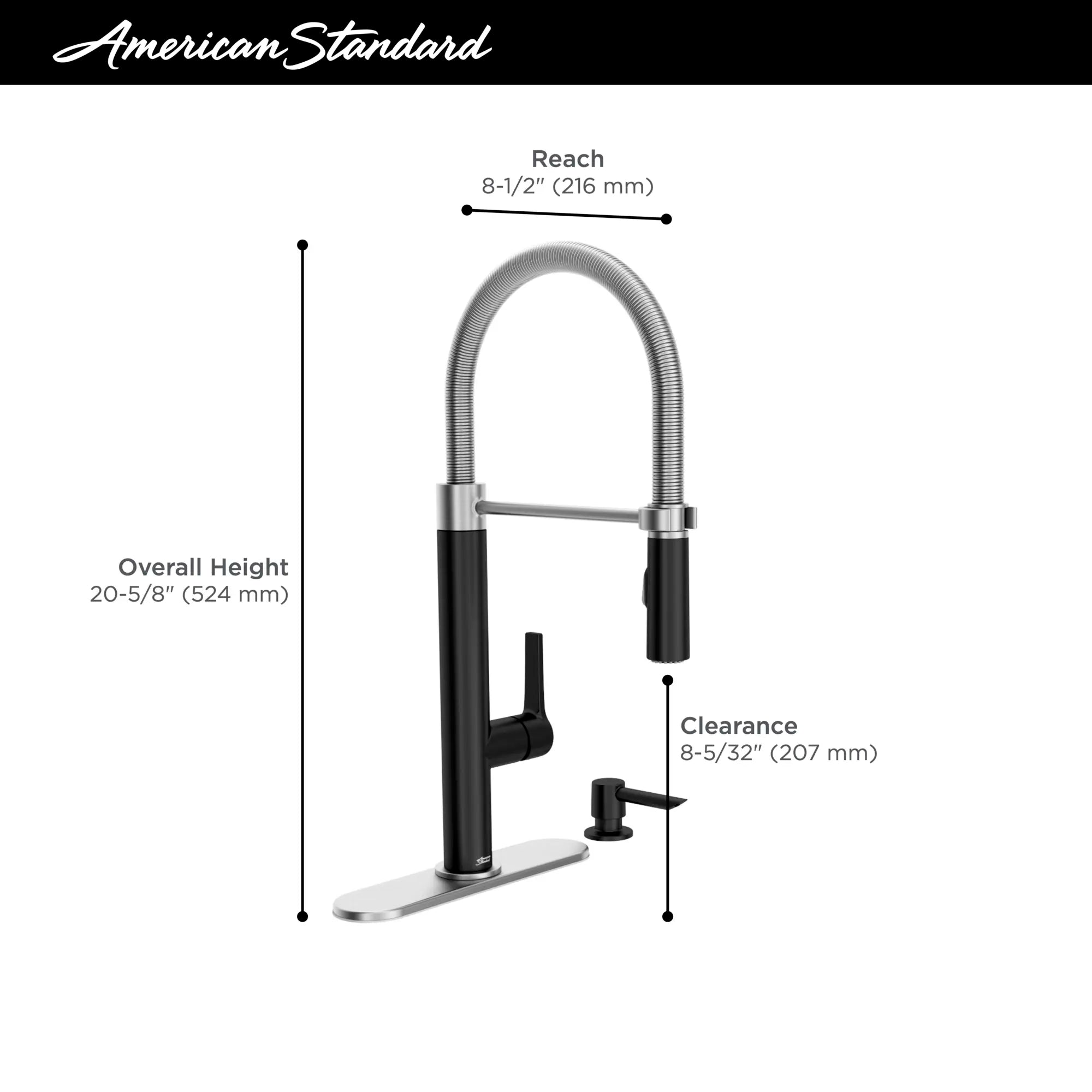 Grayson Semi-Professional Single Handle Kitchen Faucet - High Arc Pull Down Sprayer, Brushed Nickel Finish for Modern Home & Restaurant Use