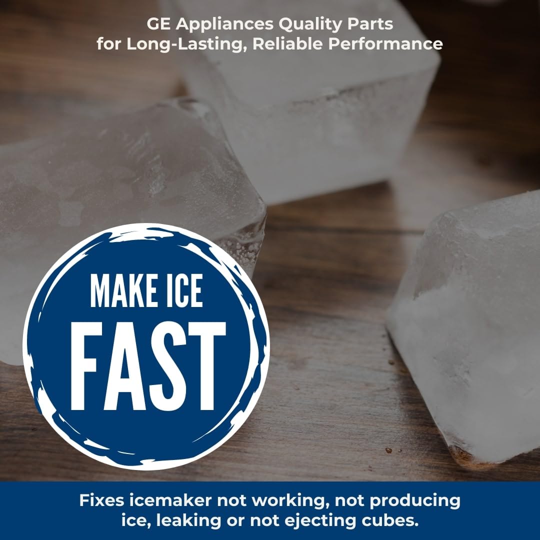 GE Appliances WR30X10093 Refrigerator Ice Maker Replacement Kit - Compatible with Select GE Models | Perfect for Home Kitchen Appliance Repair & Ice Production