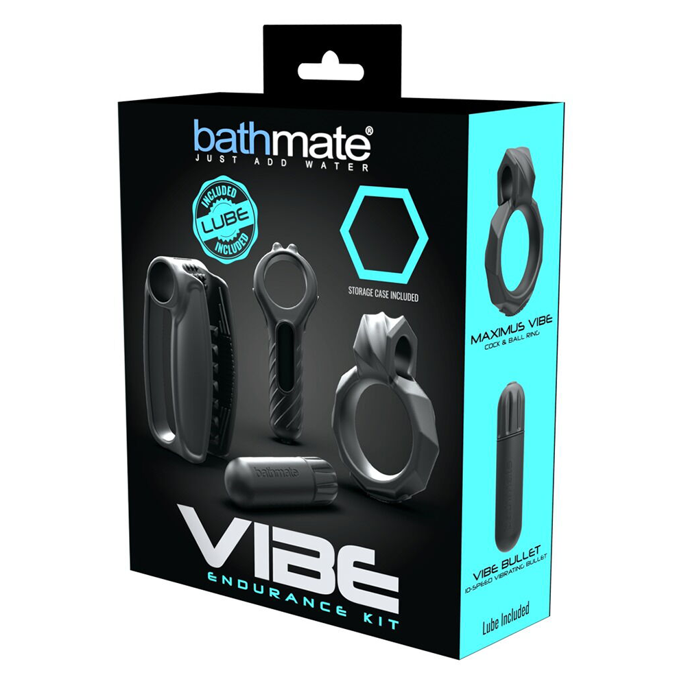 Bathmate Vibe Endurance Kit - Hydromax Hydro Pump for Men, Water Pressure Penis Pump with Vibration, Enhances Performance & Stamina - Perfect for Gym, Home Workout & Intimate Moments