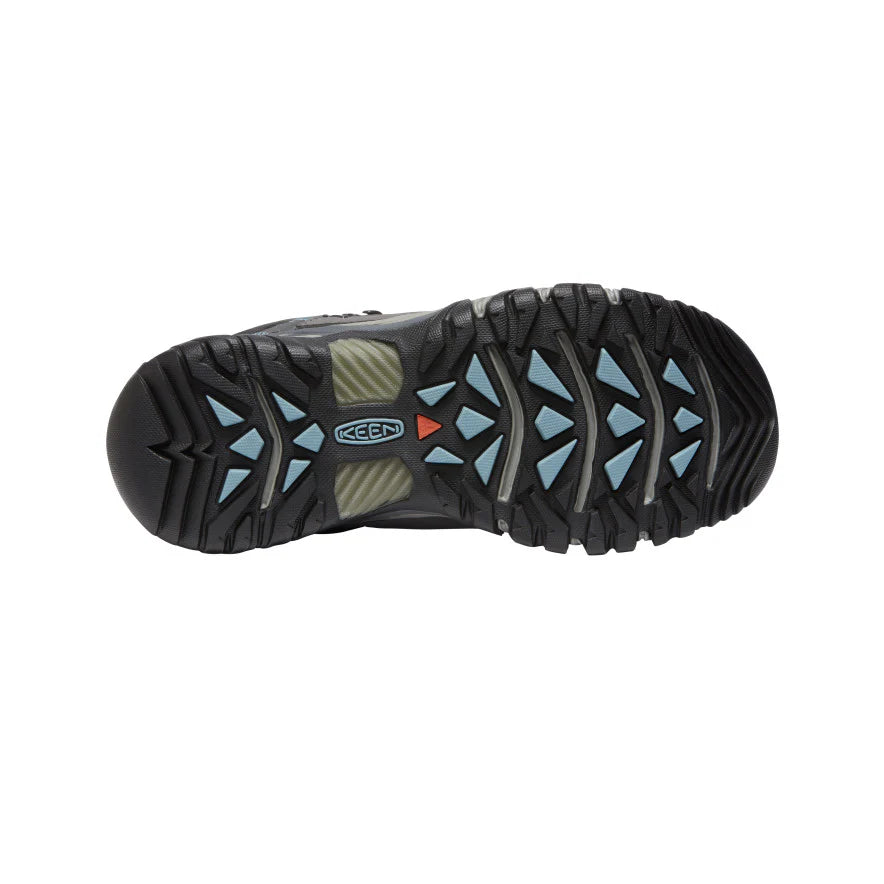 Women's KEEN Targhee III Mid WP Waterproof Hiking Boots - Magnet/Atlantic Blue | Outdoor Trekking & Trail Adventures