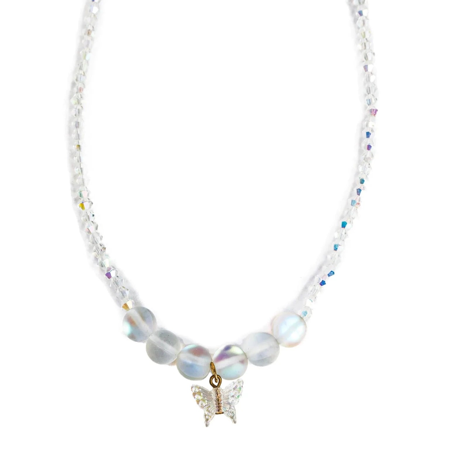 Holo Crystal Necklace for Women - Elegant Rainbow Prism Pendant Jewelry - Perfect for Parties, Weddings & Everyday Wear