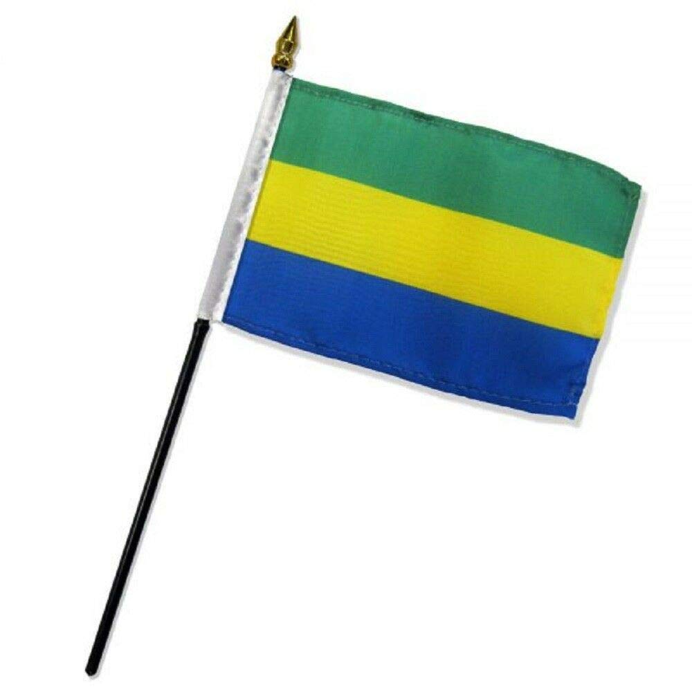 Gabon Stick Flag 4
