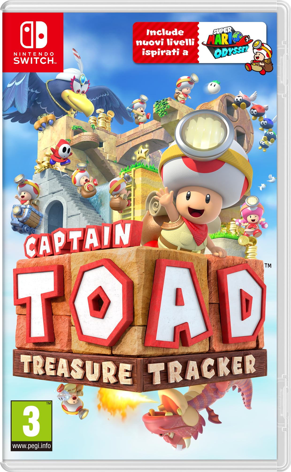 Captain Toad: Treasure Tracker - Nintendo Switch Adventure Puzzle Game | Explore Hidden Treasures & Solve Challenges | Perfect for Family Game Night & Puzzle Lovers