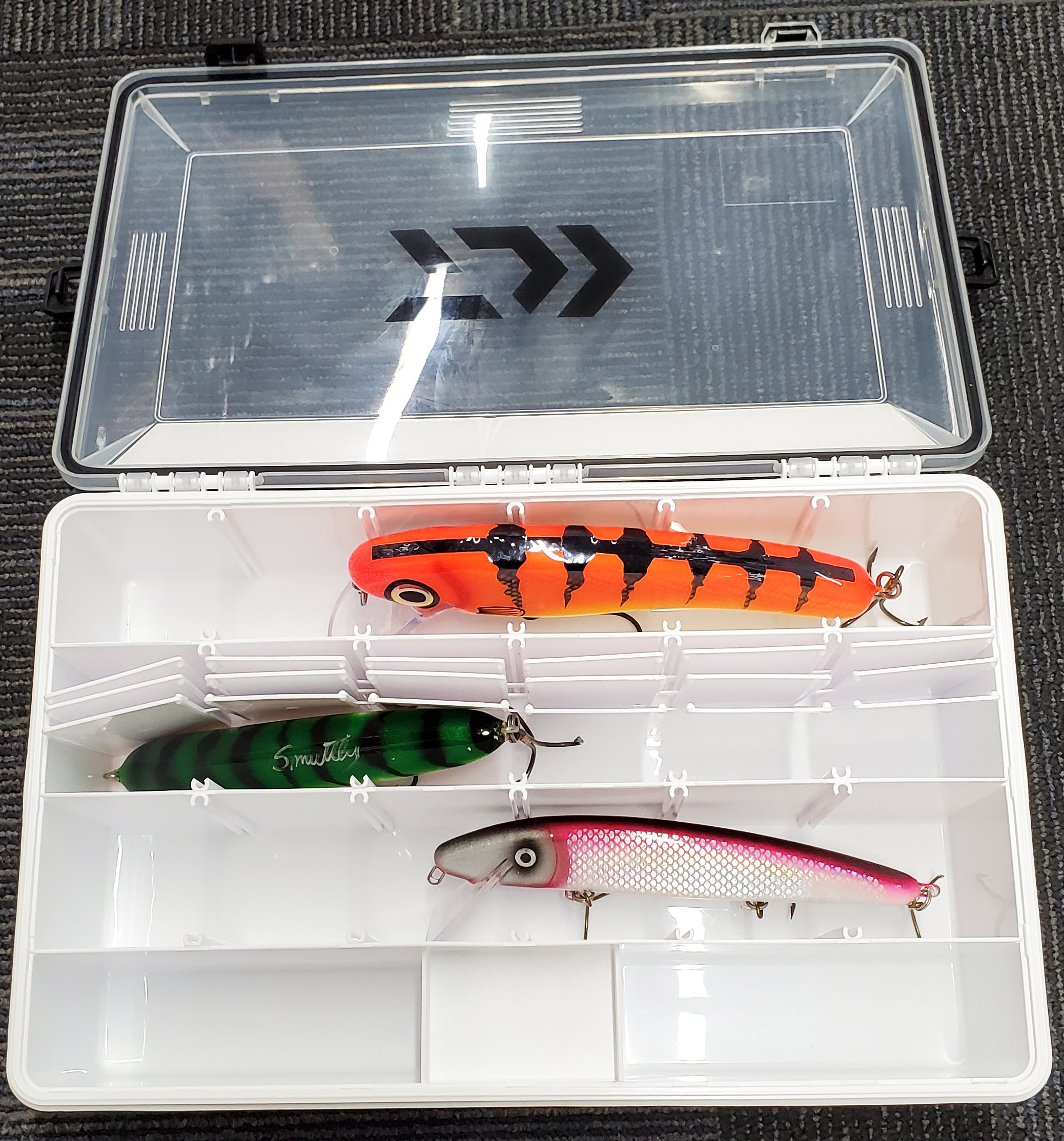 Daiwa D Box Waterproof Storage Case - Organize Fishing Gear, Tackle & Accessories - Perfect for Outdoor, Camping & Travel Use