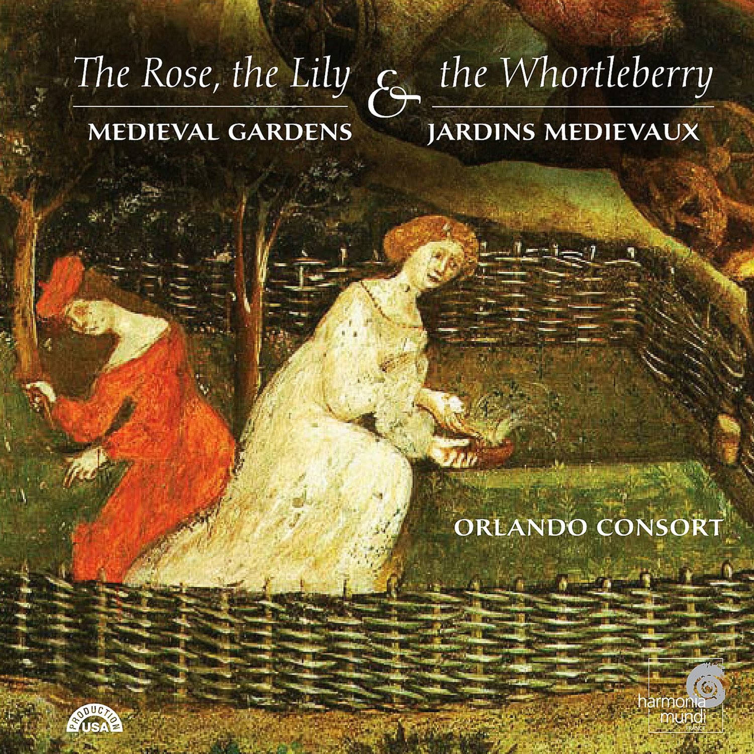 The Rose, the Lily & the Whortleberry: Medieval Gardens in Music by Orlando Consort | Renaissance Music CD for Relaxation & Historical Study