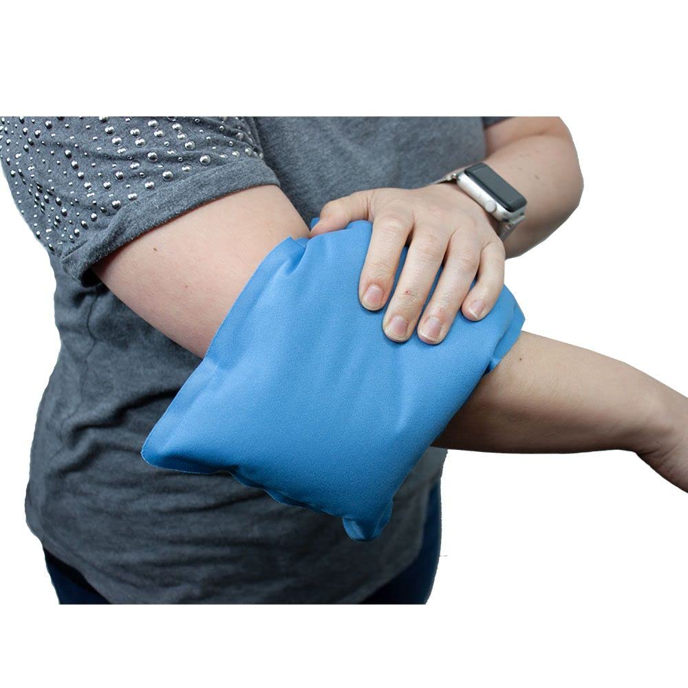 Reusable Hot and Cold Therapy Packs - Multi-Use Gel Ice Packs for Pain Relief - Microwaveable Heating Pad & Freezer Cold Compress for Muscle, Joint, Neck & Back Pain - 10