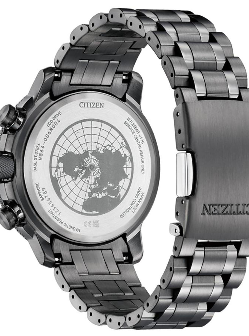 CITIZEN PROMASTER SKY Eco-Drive GEO TREKKER BY3005-56G Men's Solar-Powered Watch with Japan Movement - Perfect for Hiking, Travel & Outdoor Adventures