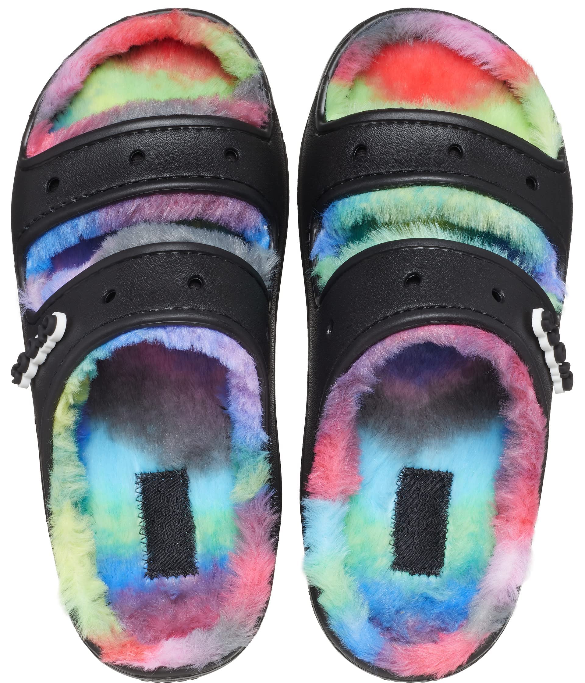 Crocs Unisex-Adult Classic Cozzzy Platform Sandals - Fuzzy Comfort Slides for Men & Women | Indoor/Outdoor House Slippers, Lounge & Beach Wear