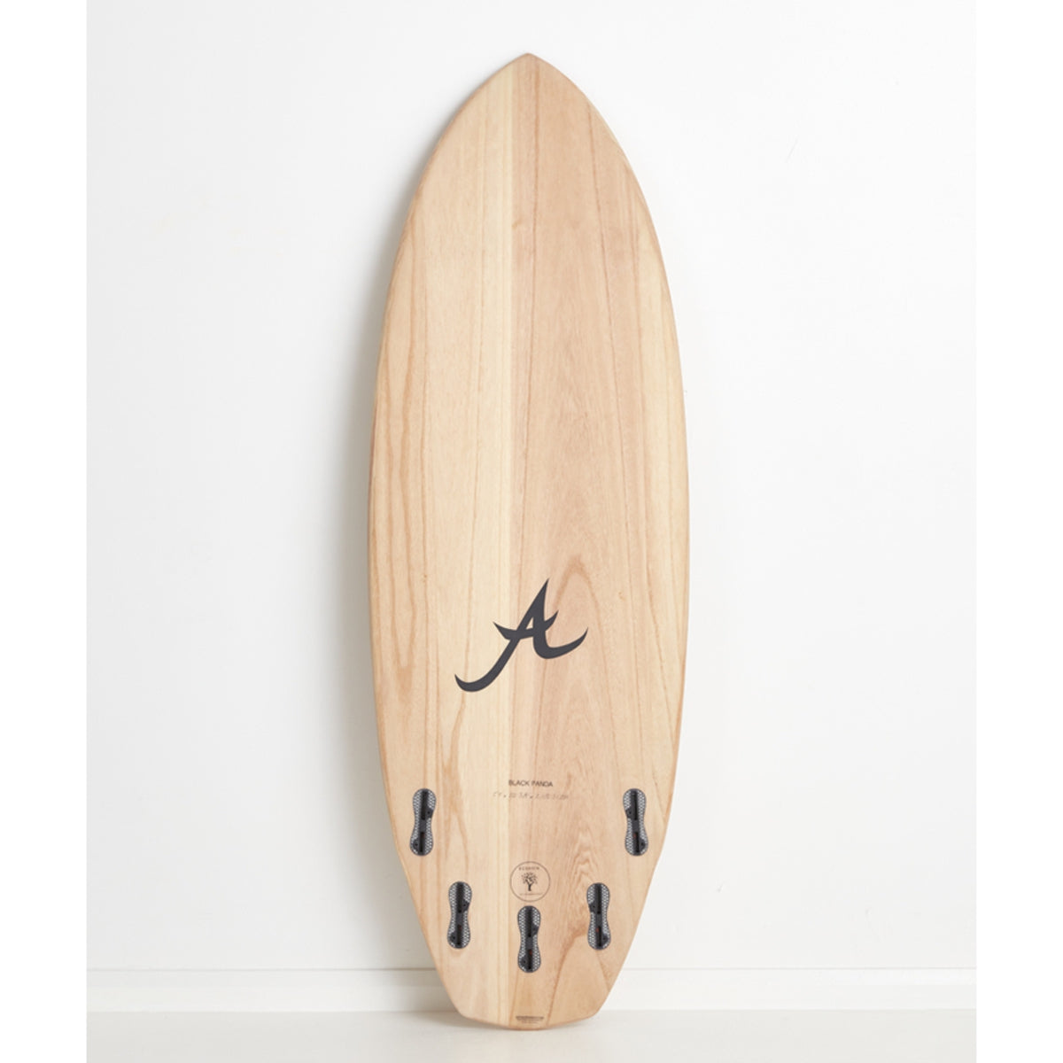 Aloha Black Panda 6'0 Surfboard with Ecoskin Clear FCS2 Fin System - Perfect for Wave Riding & Beach Adventures