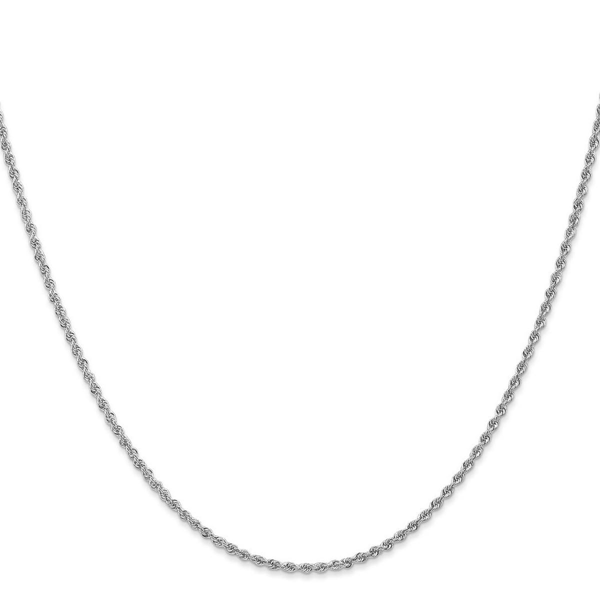 14K Gold 1.5mm Rope Chain Necklace for Women & Men - Dainty Everyday Jewelry, Perfect for Layering, Gift Giving & Special Occasions