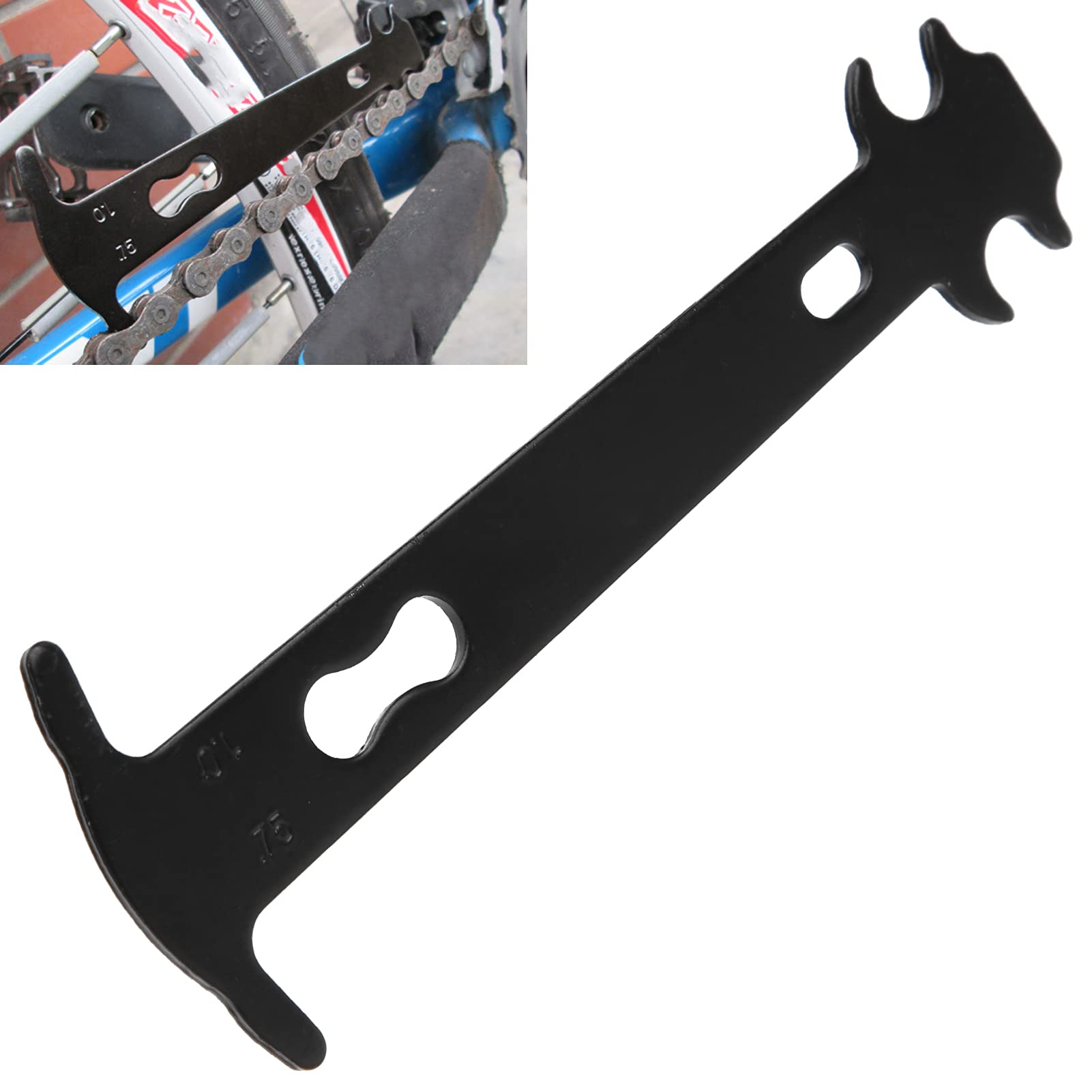 01 Bike Chain Wear Indicator Tool - Durable & Lightweight Bicycle Chain Checker for Accurate Measurement | Perfect for Outdoor Cycling & Maintenance