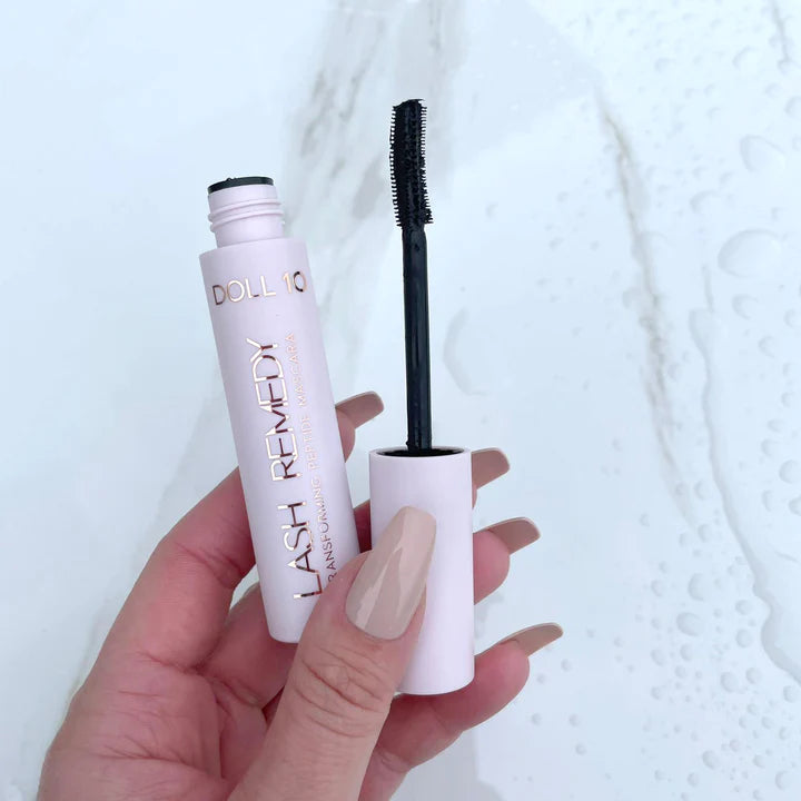 Doll 10 Lash Remedy Transforming Peptide Mascara - Volumizing & Lengthening for Dramatic Lashes | Perfect for Day to Night Makeup Looks