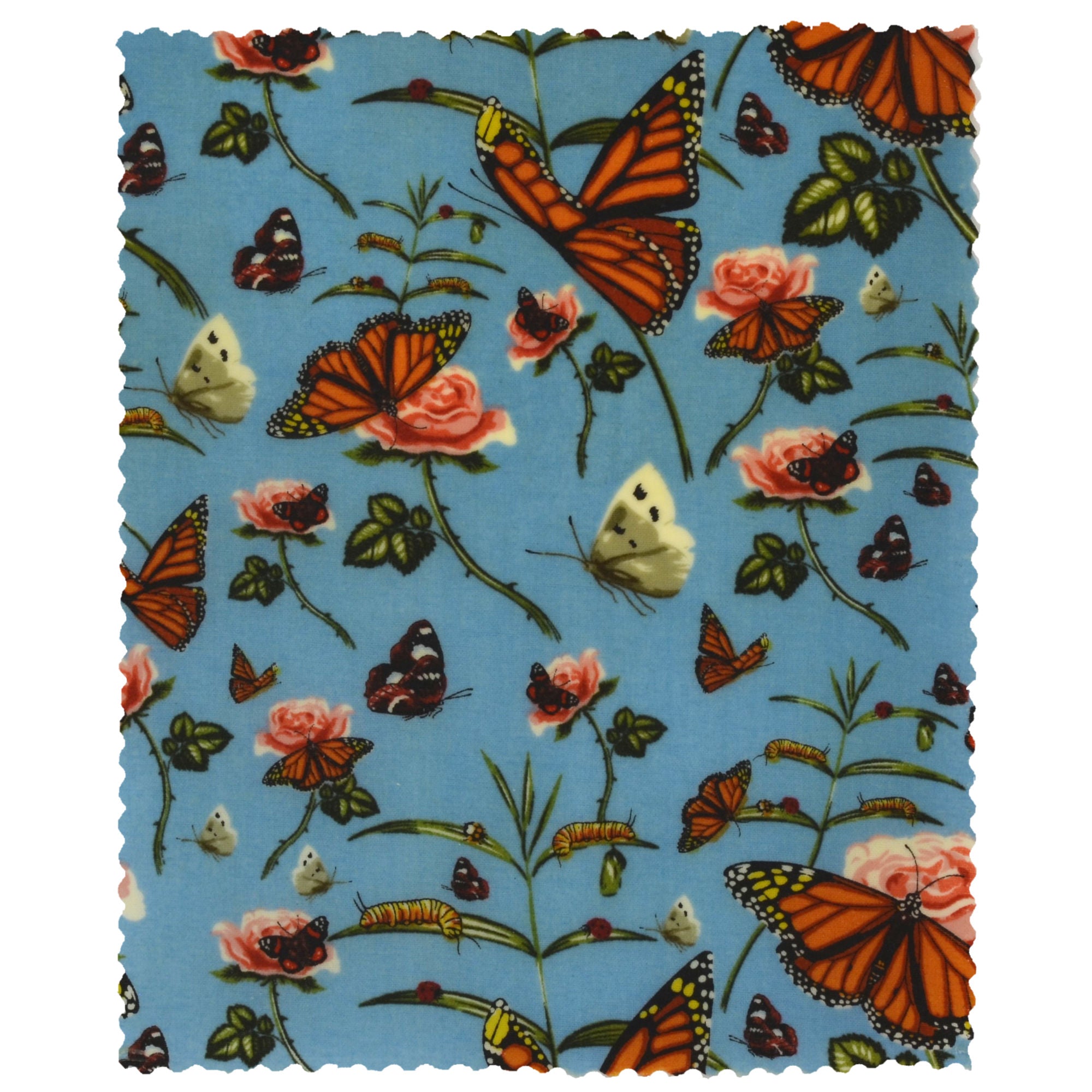 Eco-Friendly Beeswax Food Wraps - Reusable Small Butterfly Sky Design for Sustainable Food Storage | Perfect for Sandwiches, Fruits & Leftovers