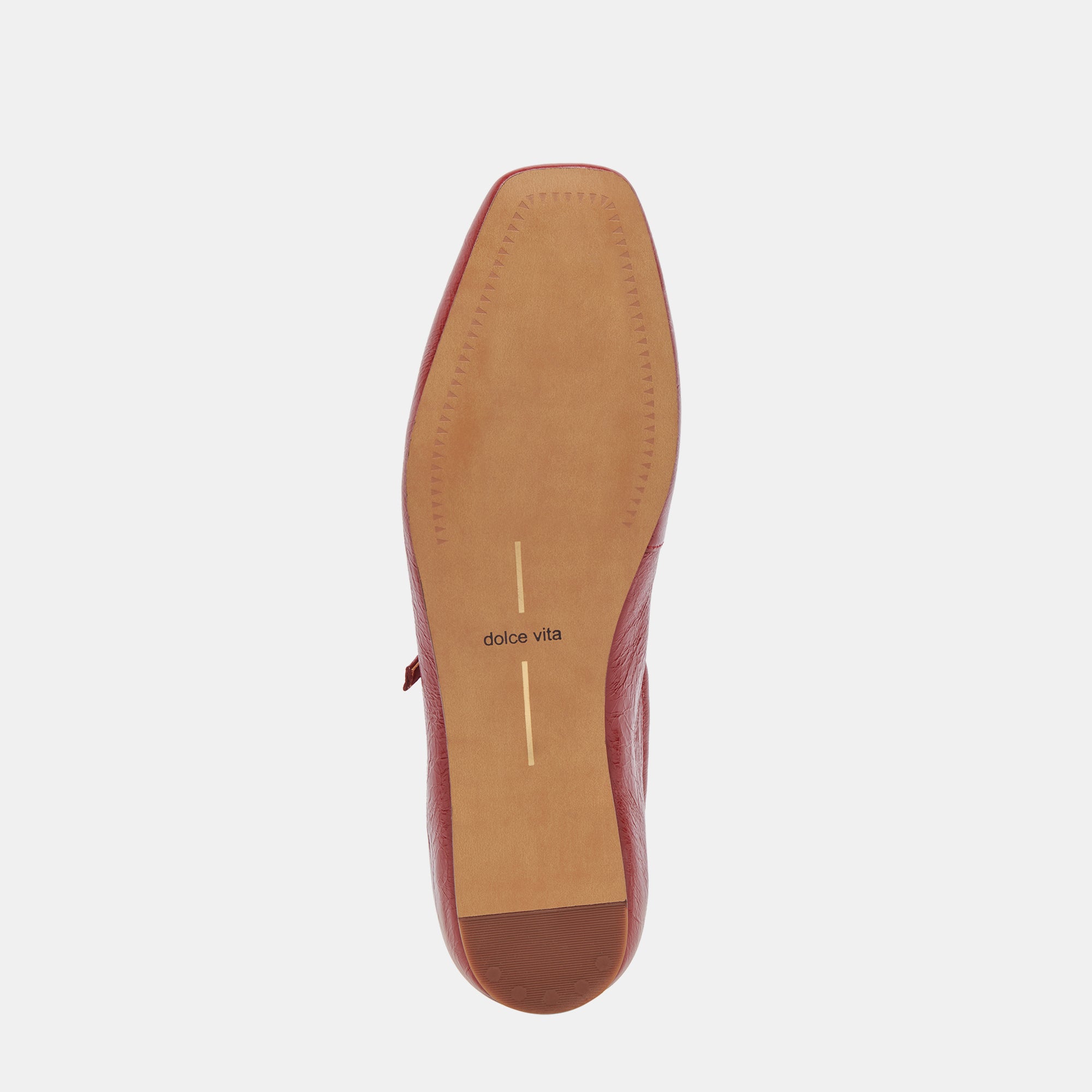 REYES Women's Red Crinkle Patent Leather Ballet Flats - Comfortable & Stylish Shoes for Work, Casual Wear & Dancing