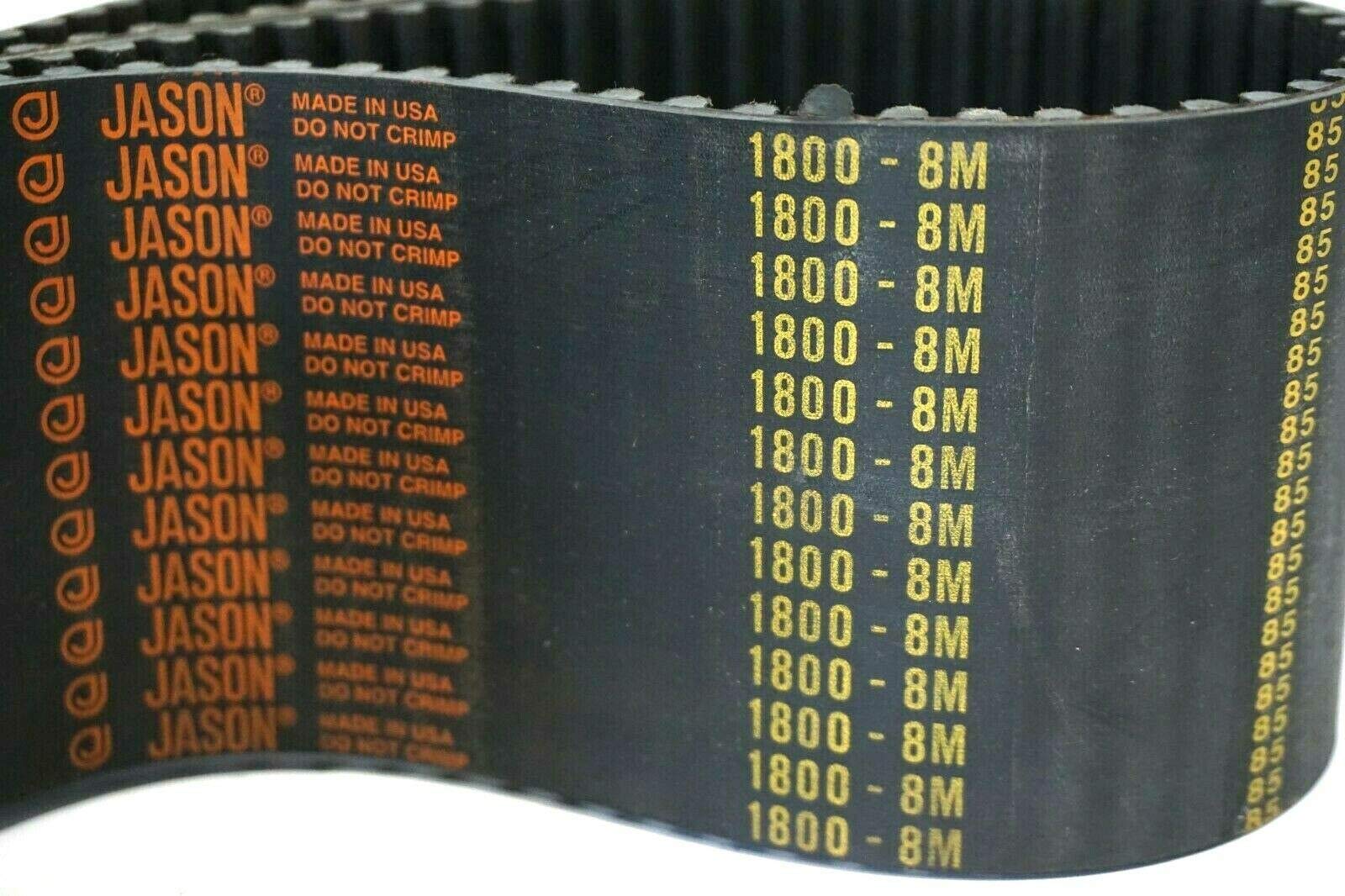 HTB High Torque Synchronous Belt 1800mm Length 8mm Pitch 85mm Width - Chloroprene Rubber Timing Belt for Industrial Machinery, CNC Equipment, and Power Transmission Systems