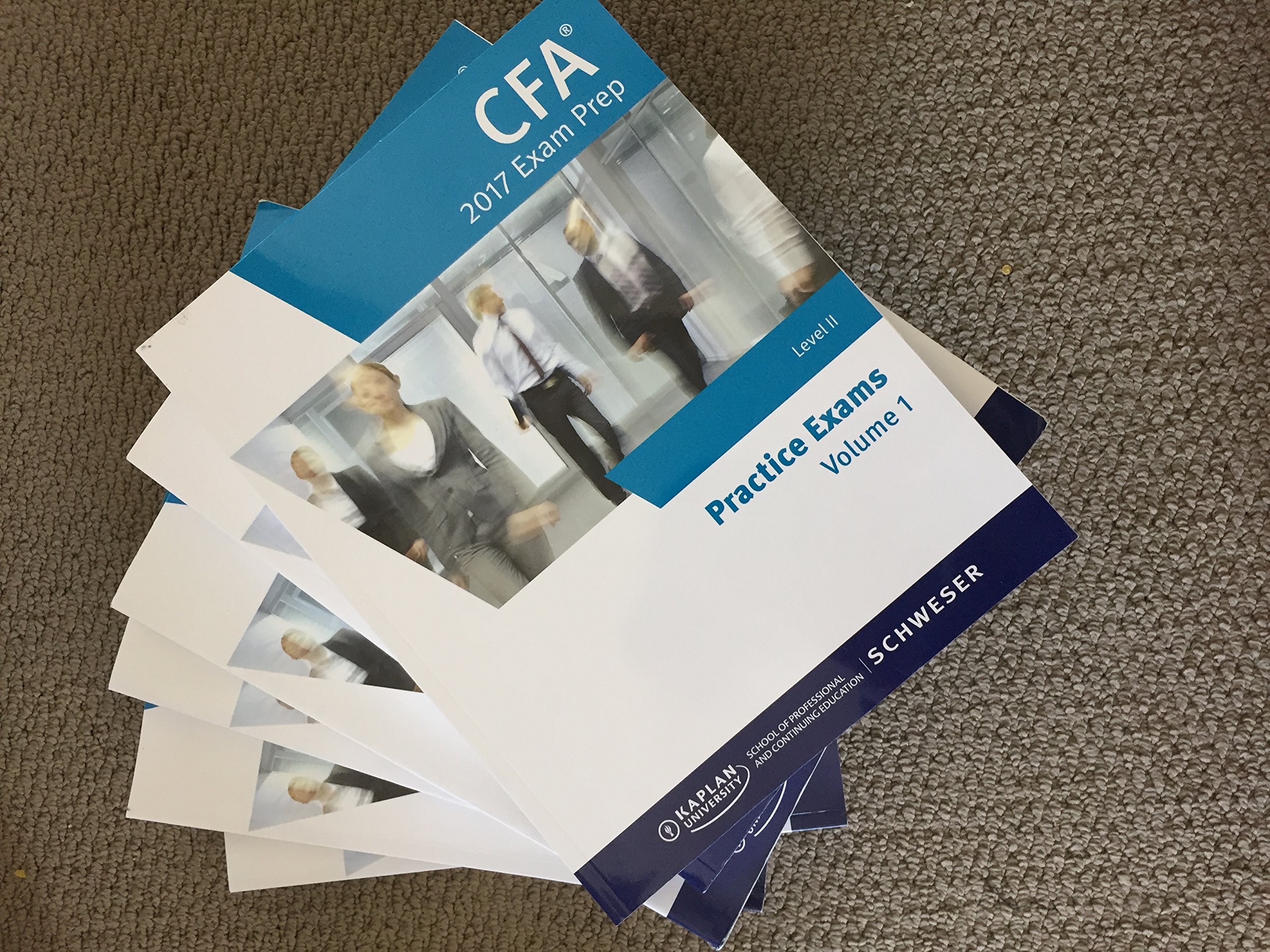 2017 CFA Level 2 Kaplan Schweser Complete Study Package: Books 1-5, Practice Exams Vol 1-2 & QuickSheet - Essential CFA Exam Prep Materials for Finance Professionals