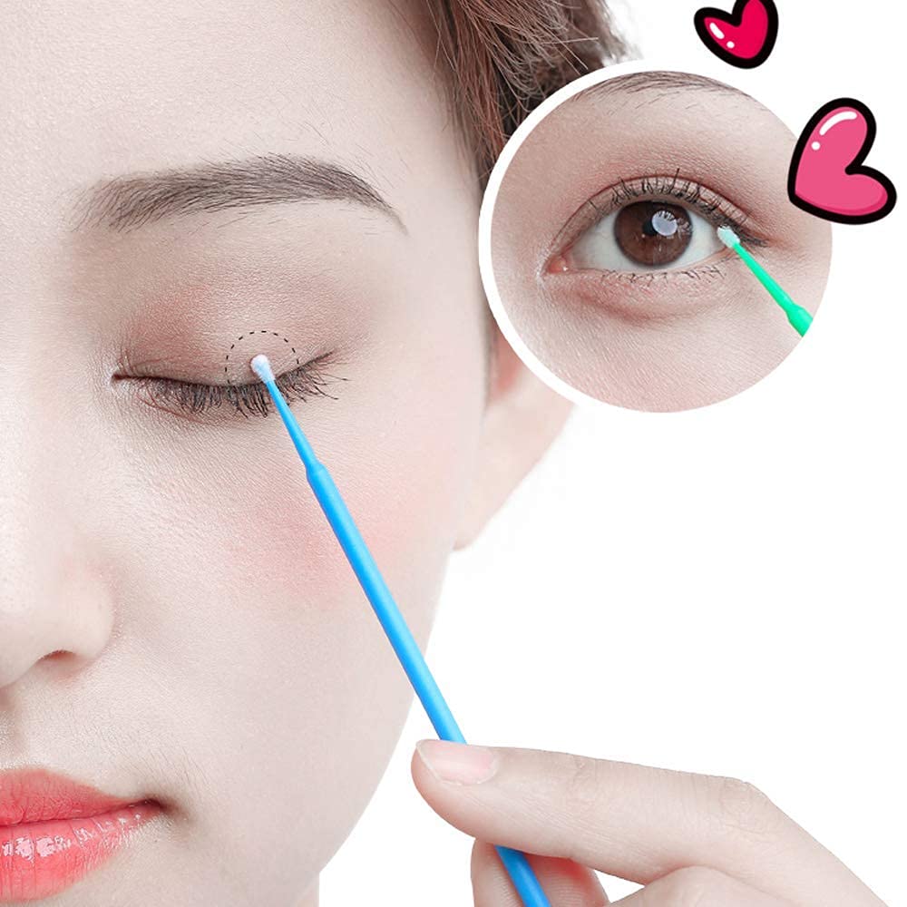 100-Pack Disposable Micro Brushes for Nail Art, Makeup & Crafts – Perfect for Salon, DIY & Professional Use