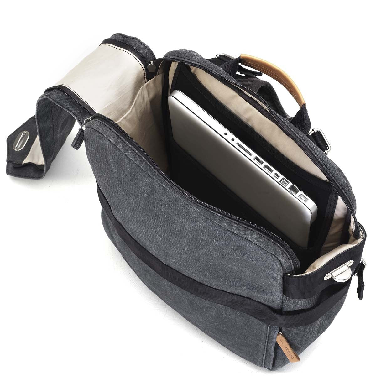 Qwstion Media Pack - Durable and Stylish Laptop Bag for Work & Travel | Perfect for Professionals, Students, and Digital Nomads | Water-Resistant & Organized Compartments