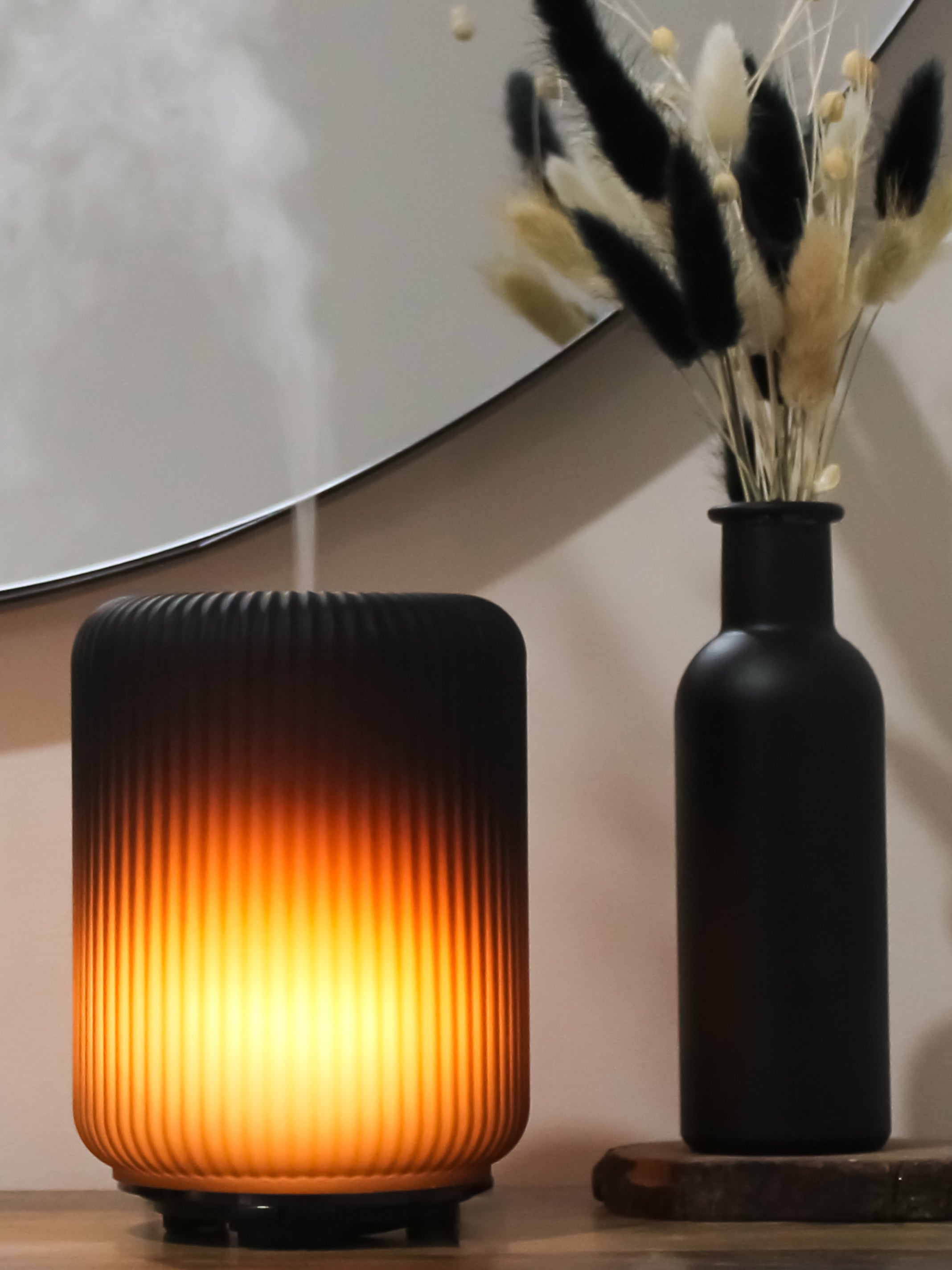 Made By Zen Cara Aroma Diffuser - Premium Essential Oil Diffuser for Home & Office, Ultrasonic Cool Mist Humidifier with 7 Color LED Lights, Perfect for Yoga, Spa, Bedroom Relaxation and Aromatherapy