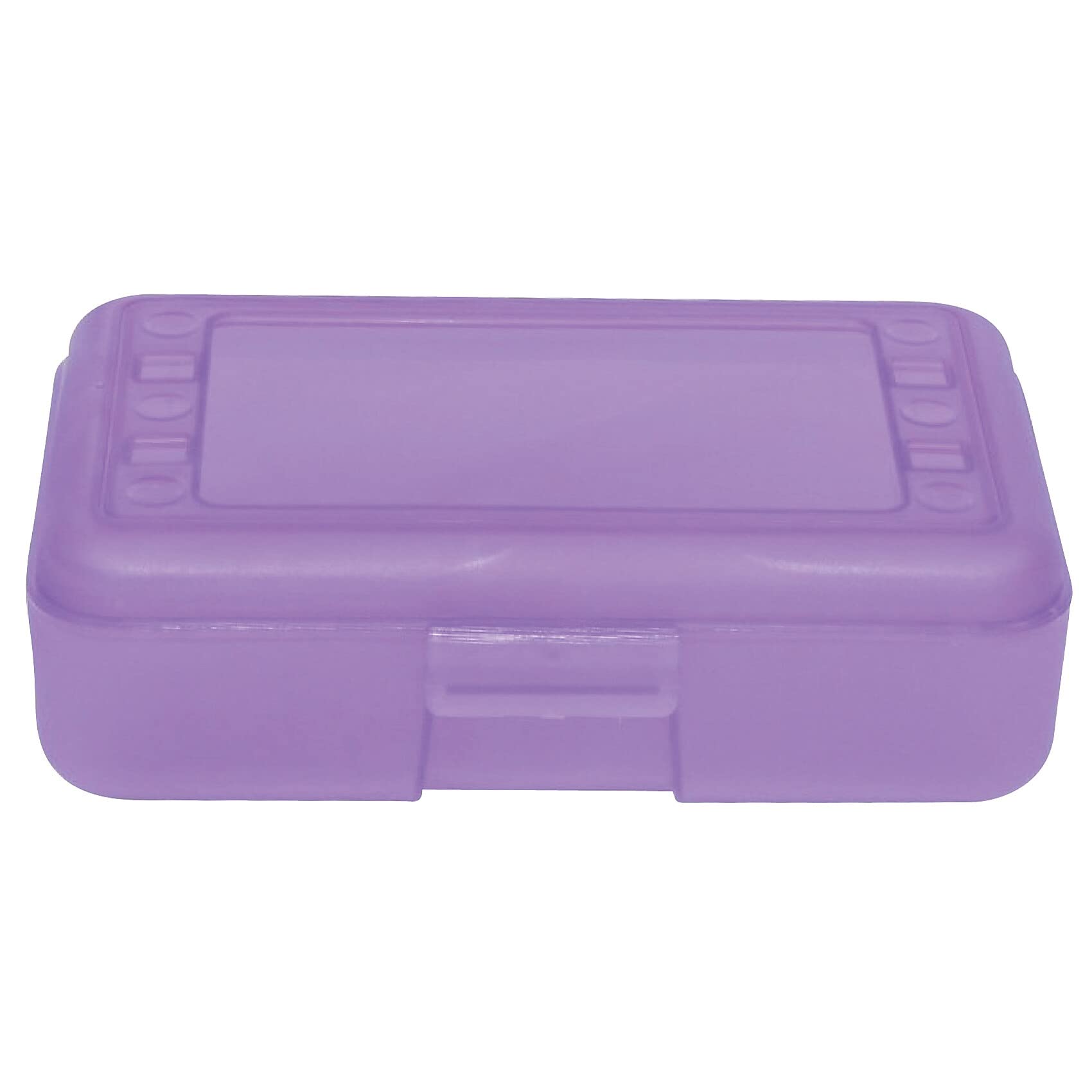 Romanoff Products Pencil Box - Durable School Supplies Organizer for Kids & Students, Grape Purple Color - Perfect for Classroom, Homework & Art Projects