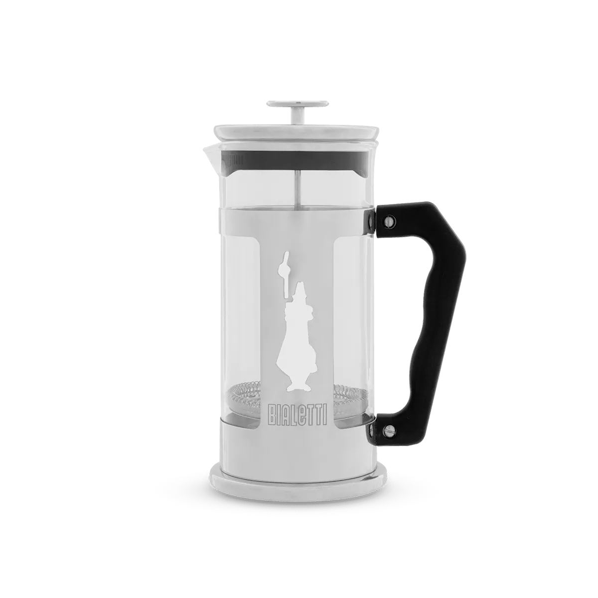 Bialetti 3-Cup French Press Coffee Maker - Stainless Steel & Heat-Resistant Glass for Rich, Bold Coffee - Perfect for Home, Office & Camping Brewing