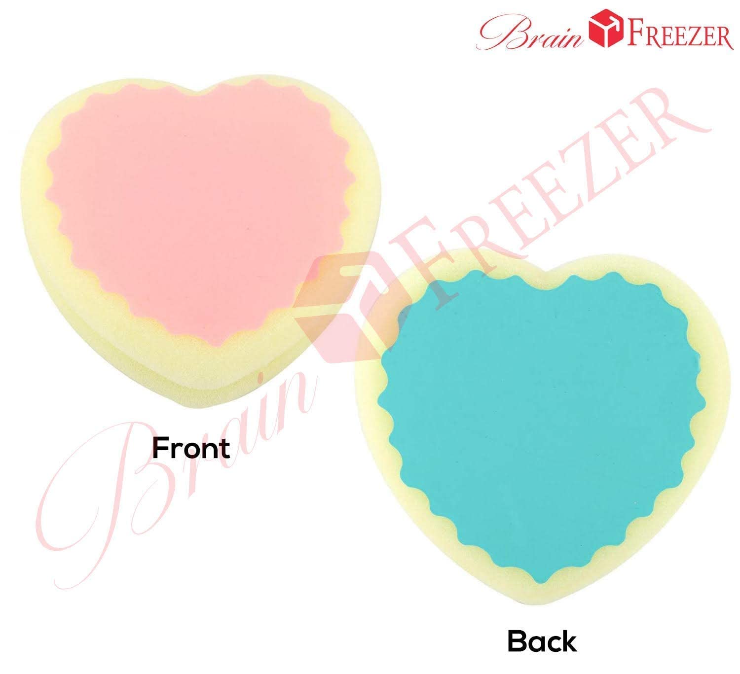 Ultra Soft Exfoliating Sponge for Shower & Spa - Japanese Style Bath Sponge for Dead Skin Removal - Cellulite Massager for Women & Men - Perfect for Body Scrub & Facial Cleansing (Heart Shape) - Ideal for Home Spa, Relaxation & Skin Care Routine