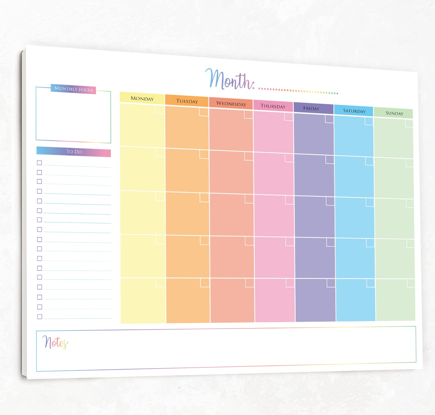 2024-2025 Monthly Wall Calendar - Undated 16-Month Planner with To-Do List - Large A3 Size for Family, Students & Office Use - Perfect for Home Organization, School Scheduling & Business Planning