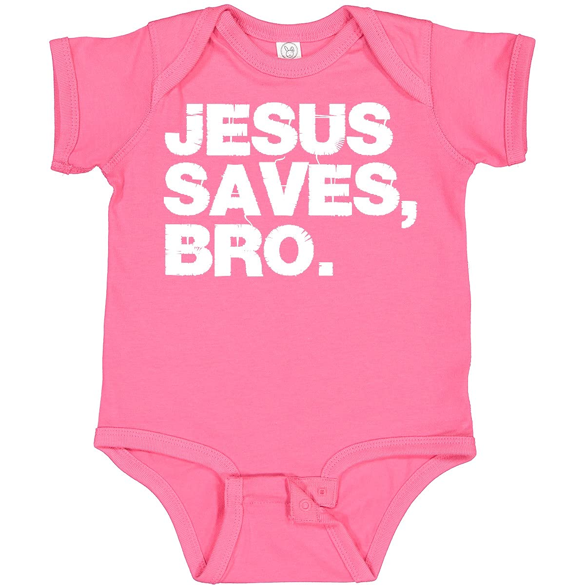 Inktastic Jesus Saves Bro Christian Baby Bodysuit - Cute Baptism Outfit & Church Wear for Infants